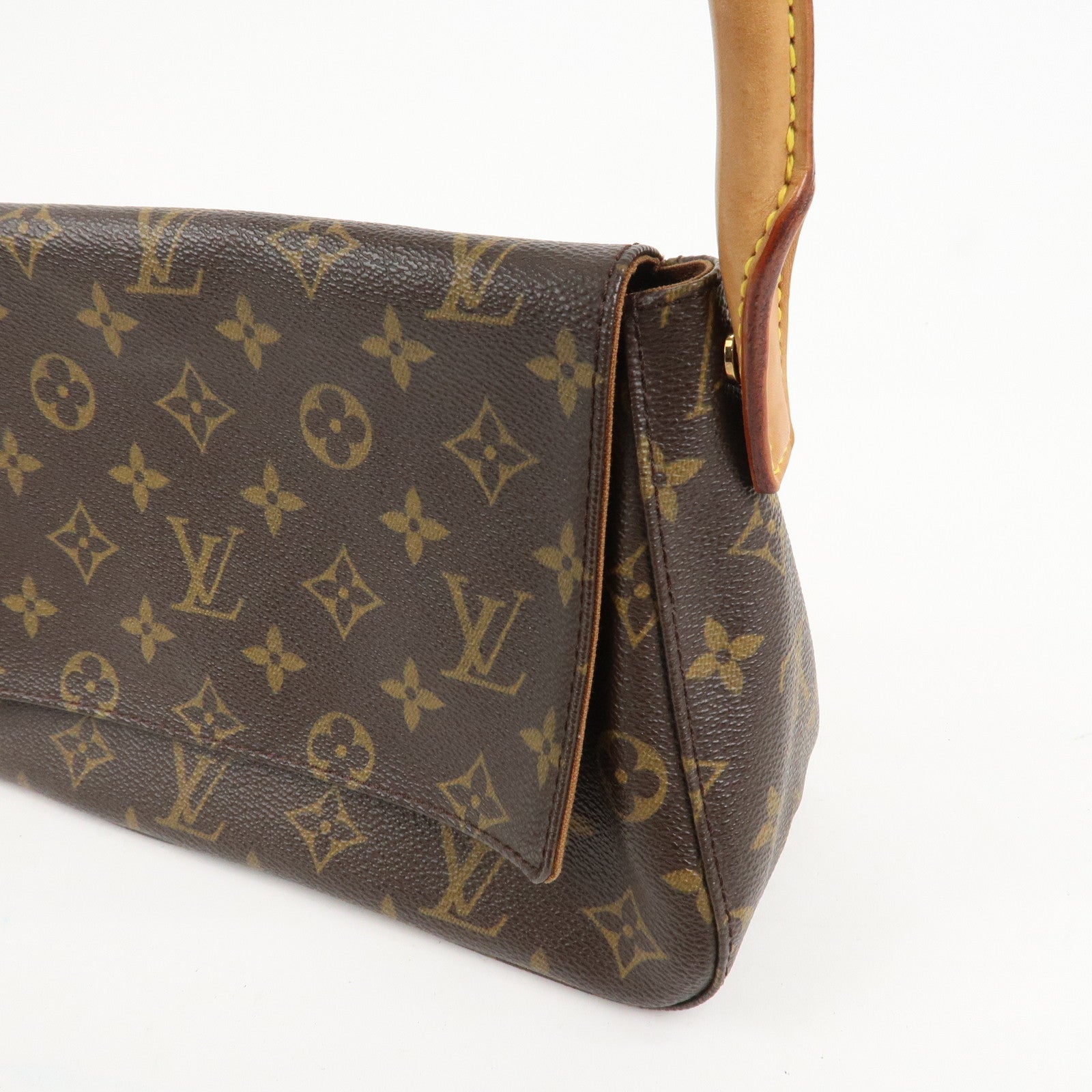 Louis Vuitton Monogram Mini Looping Shoulder Bag Brown M51147