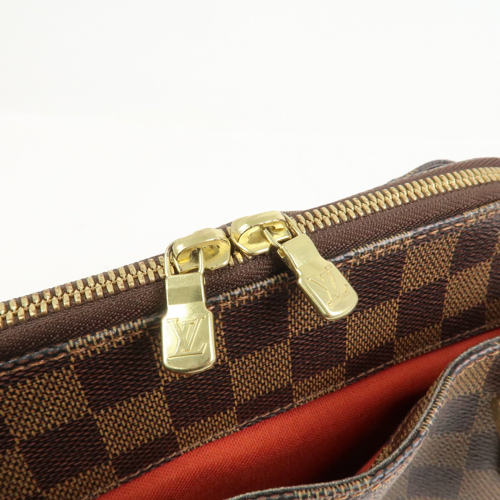 Louis Vuitton Damier Canvas Belem PM Hand Bag Brown N51173