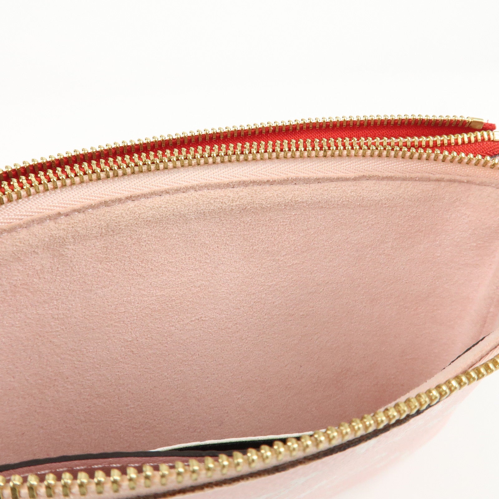 Louis Vuitton Monogram Giant Pochette Double Zip Pouch Rouge M67561 Used