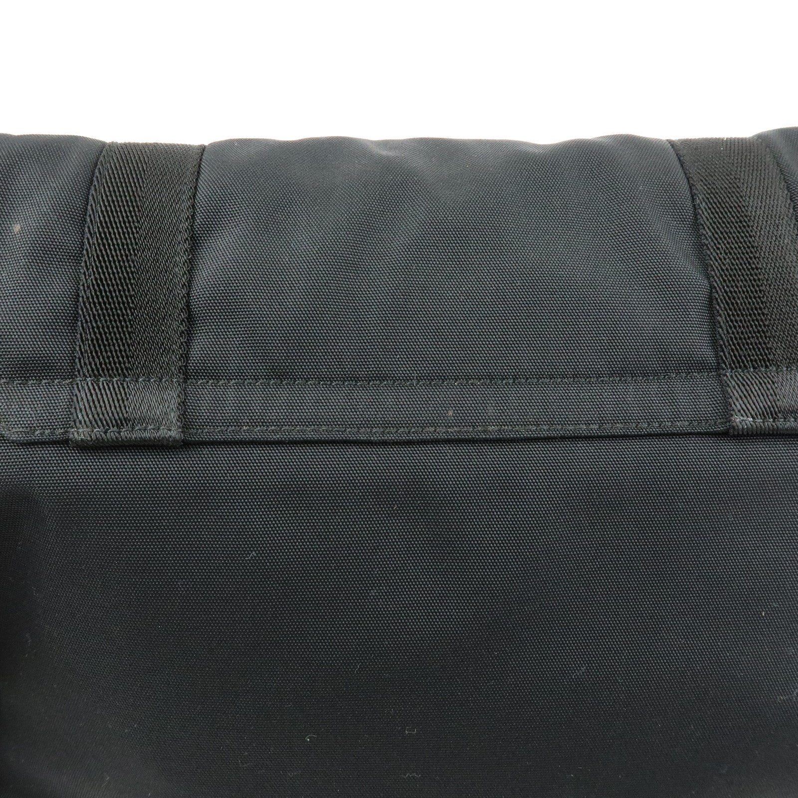 GUCCI Nylon Leather Shoulder Bag Crossbody Bag Black 122373