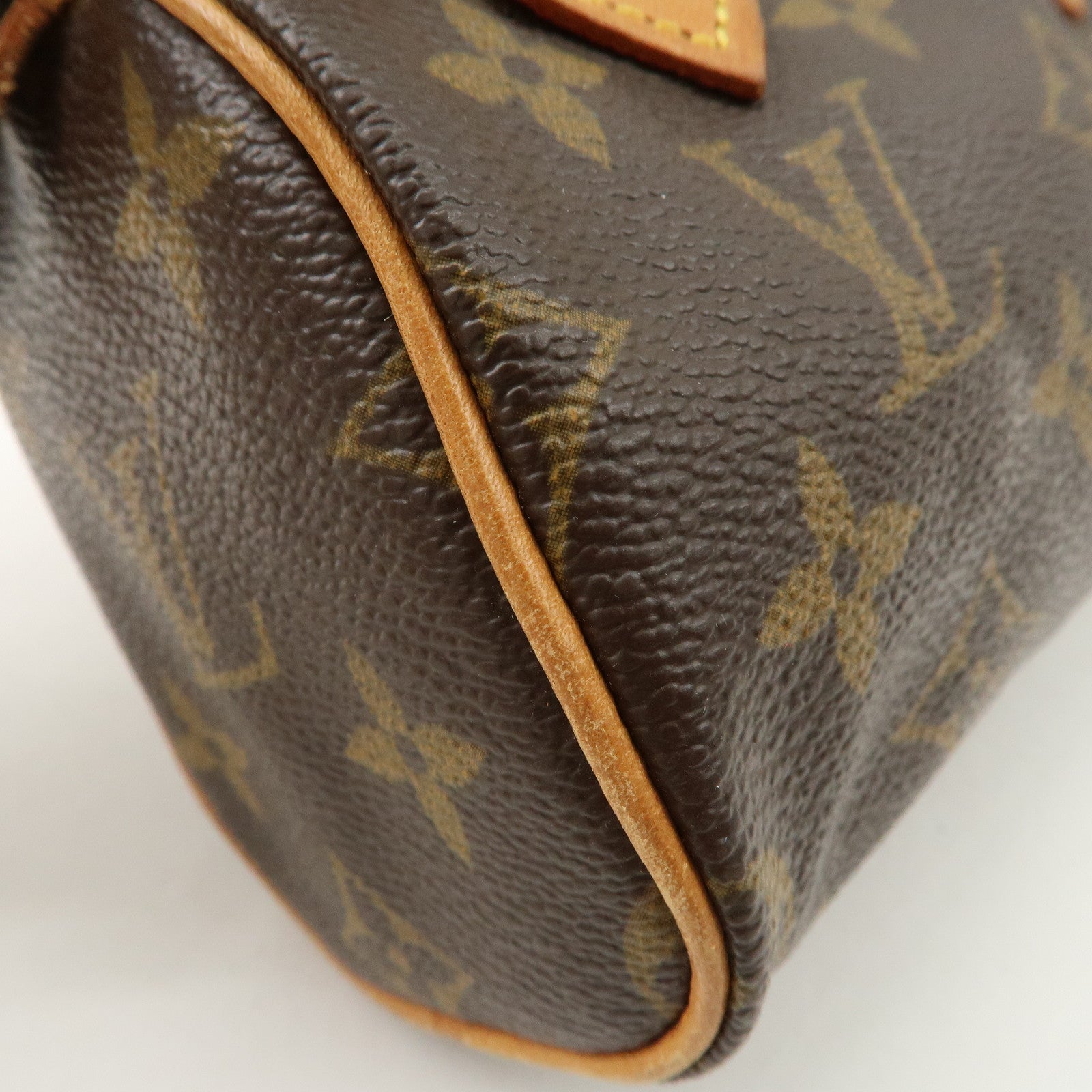 Louis Vuitton Monogram Mini Speedy Hand Bag Brown M41534 Used