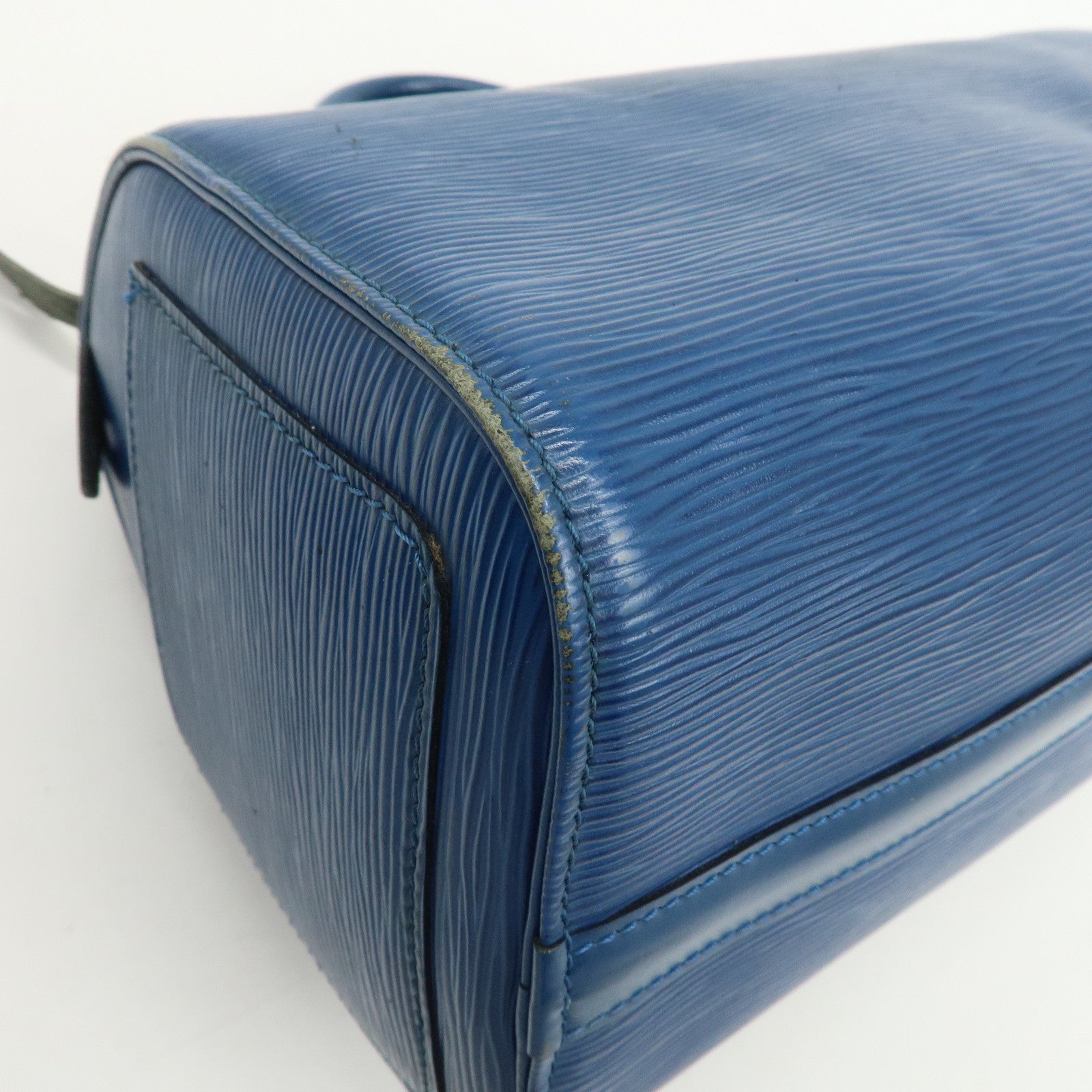 Louis Vuitton Epi Speedy 25 Hand Bag Boston Bag Toledo Blue M43015