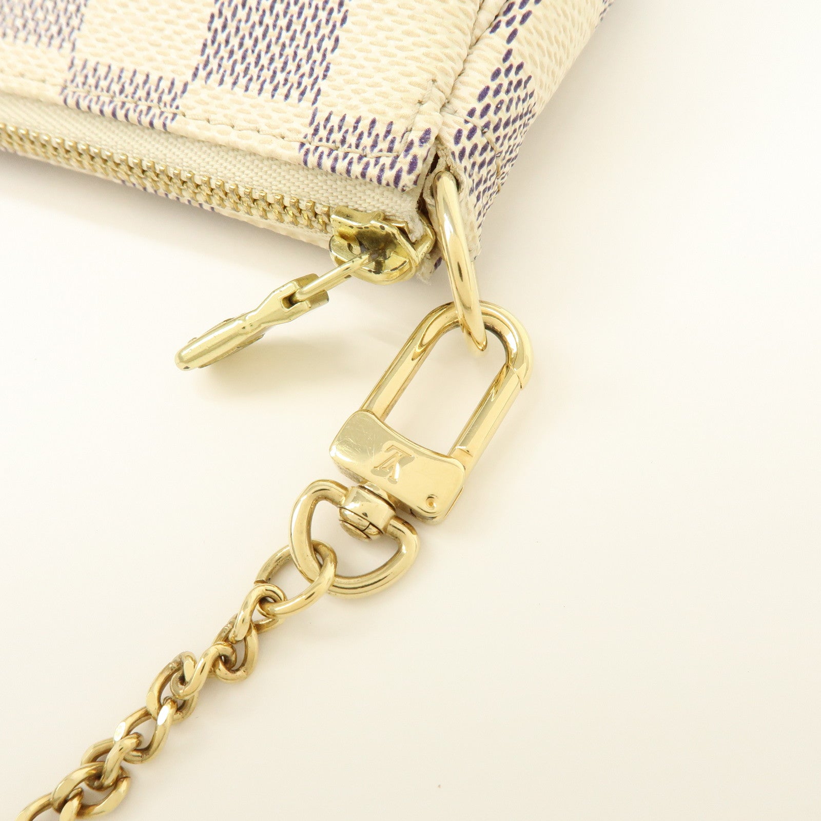 Louis Vuitton Damier Azur Mini Pochette Accesoire Pouch N58010