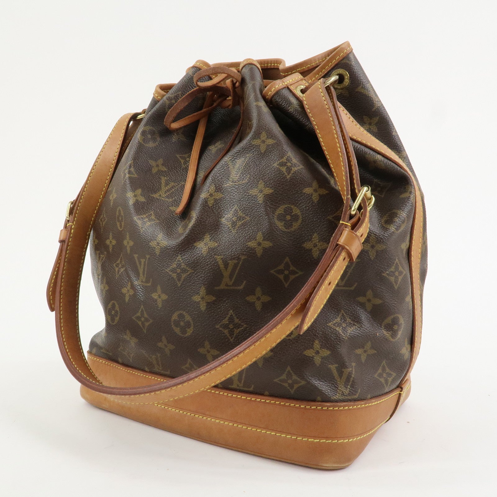 Louis Vuitton Monogram Noe Shoulder Bag Hand Bag Brown M42224