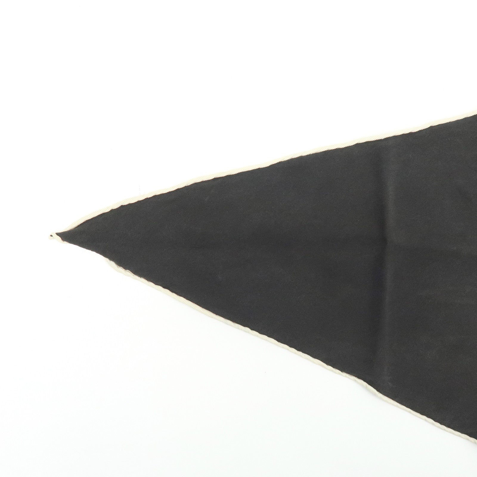 HERMES Losange Silk 100% Scarf Ex‑Libris Diamond Shape Black