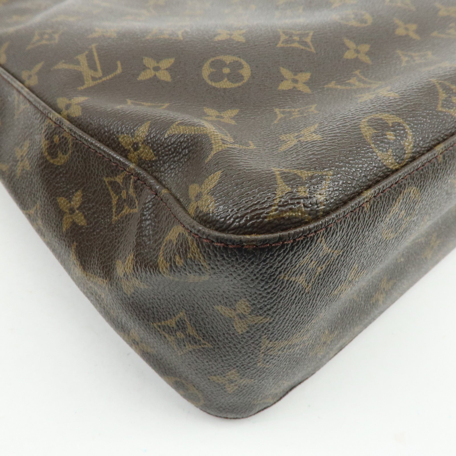 Louis Vuitton Monogram Looping GM Shoulder Bag Brown M51145