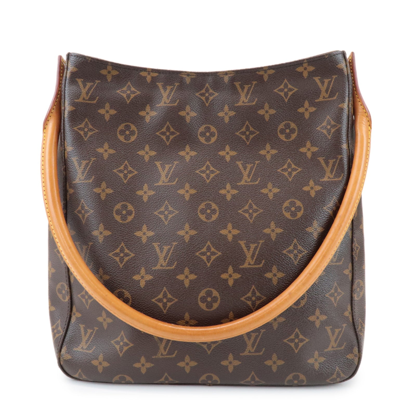 Louis Vuitton Monogram Looping GM Shoulder Bag Brown M51145