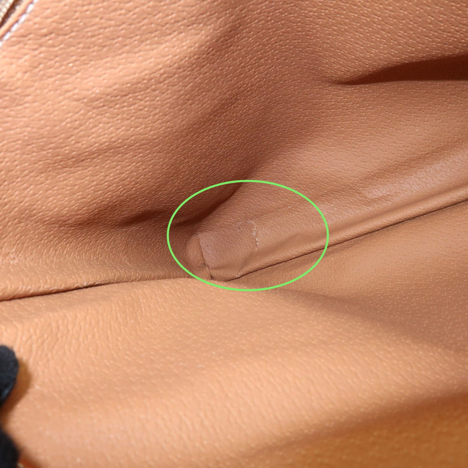 CELINE Macadam PVC Leather Shoulder Bag Brown