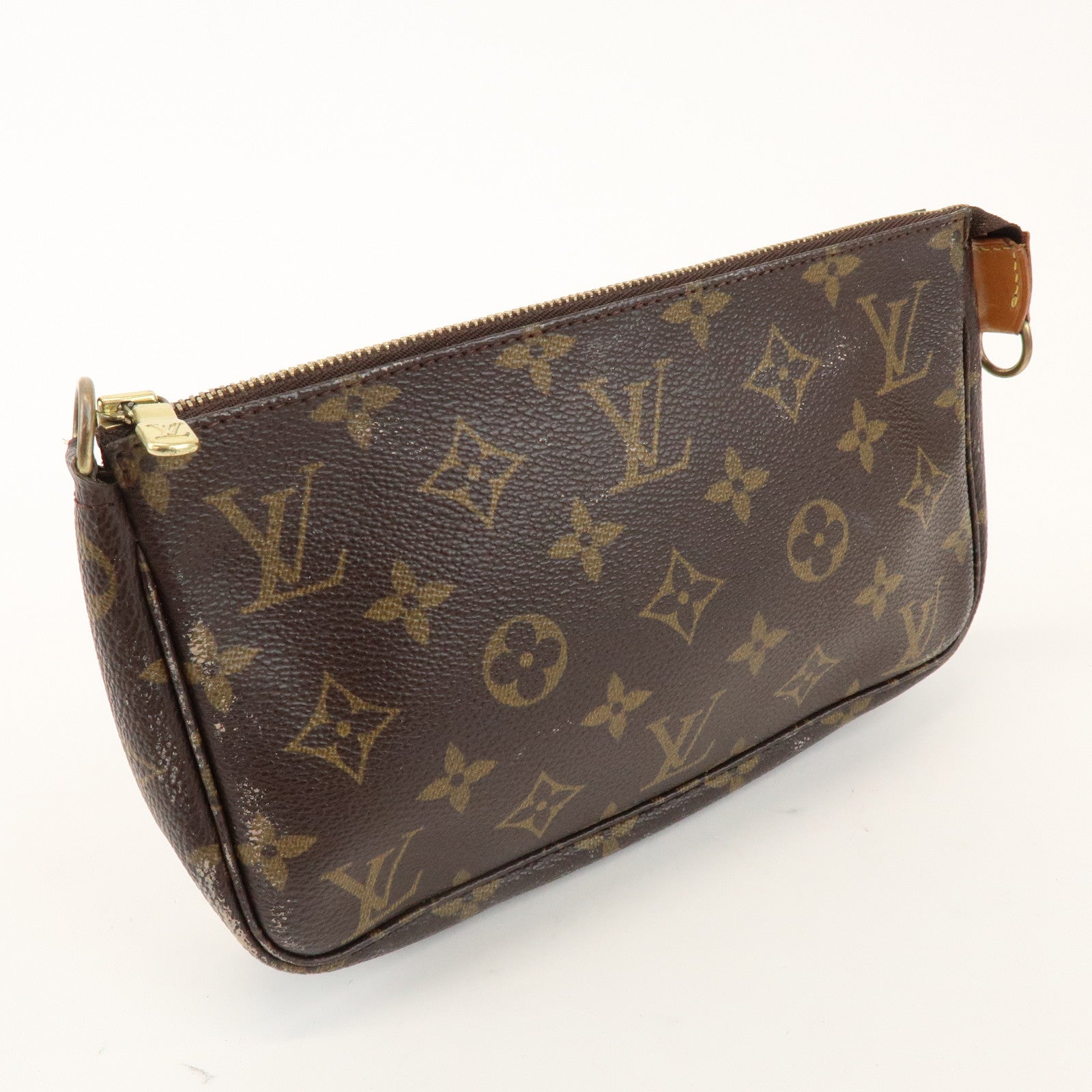 Louis Vuitton Monogram Pochette Accessoires Pouch Hand Bag M51980