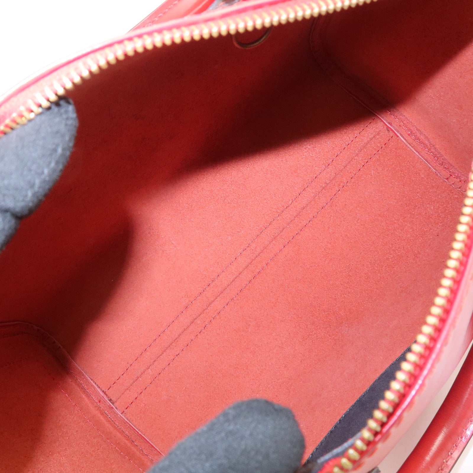 Louis Vuitton Epi Speedy 25 Hand Bag Castilian Red M43017