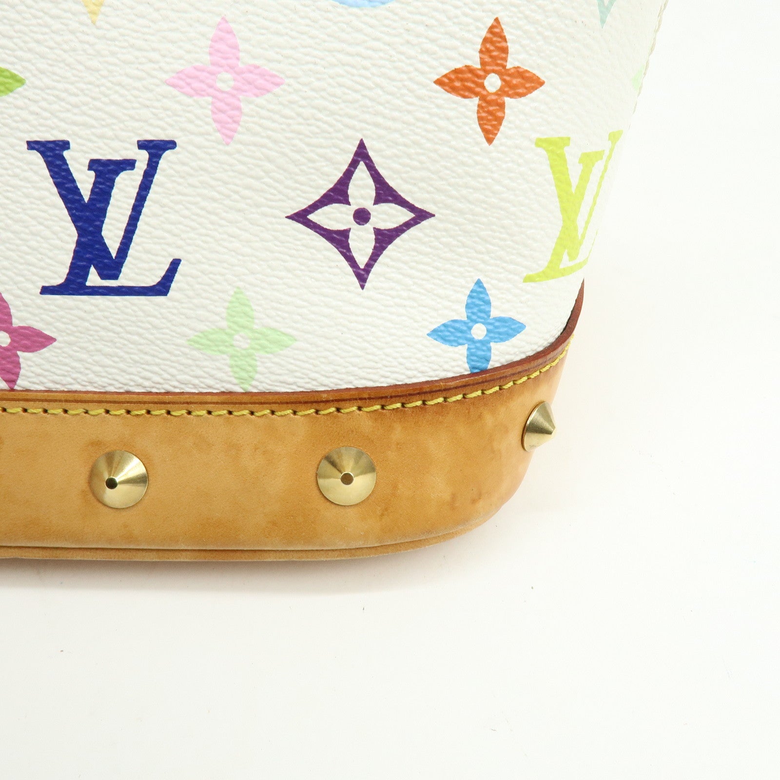 Louis Vuitton Monogram Multicolor Alma PM Hand Bag Blanc M92647