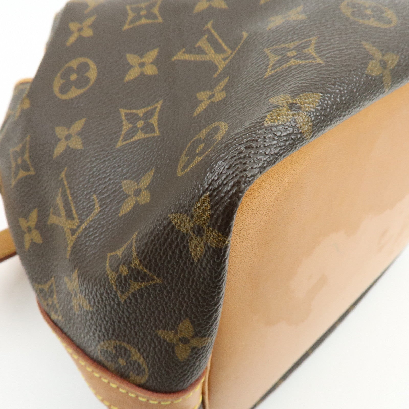 Louis Vuitton Monogram Petit Noe Shoulder Bag Brown M42226