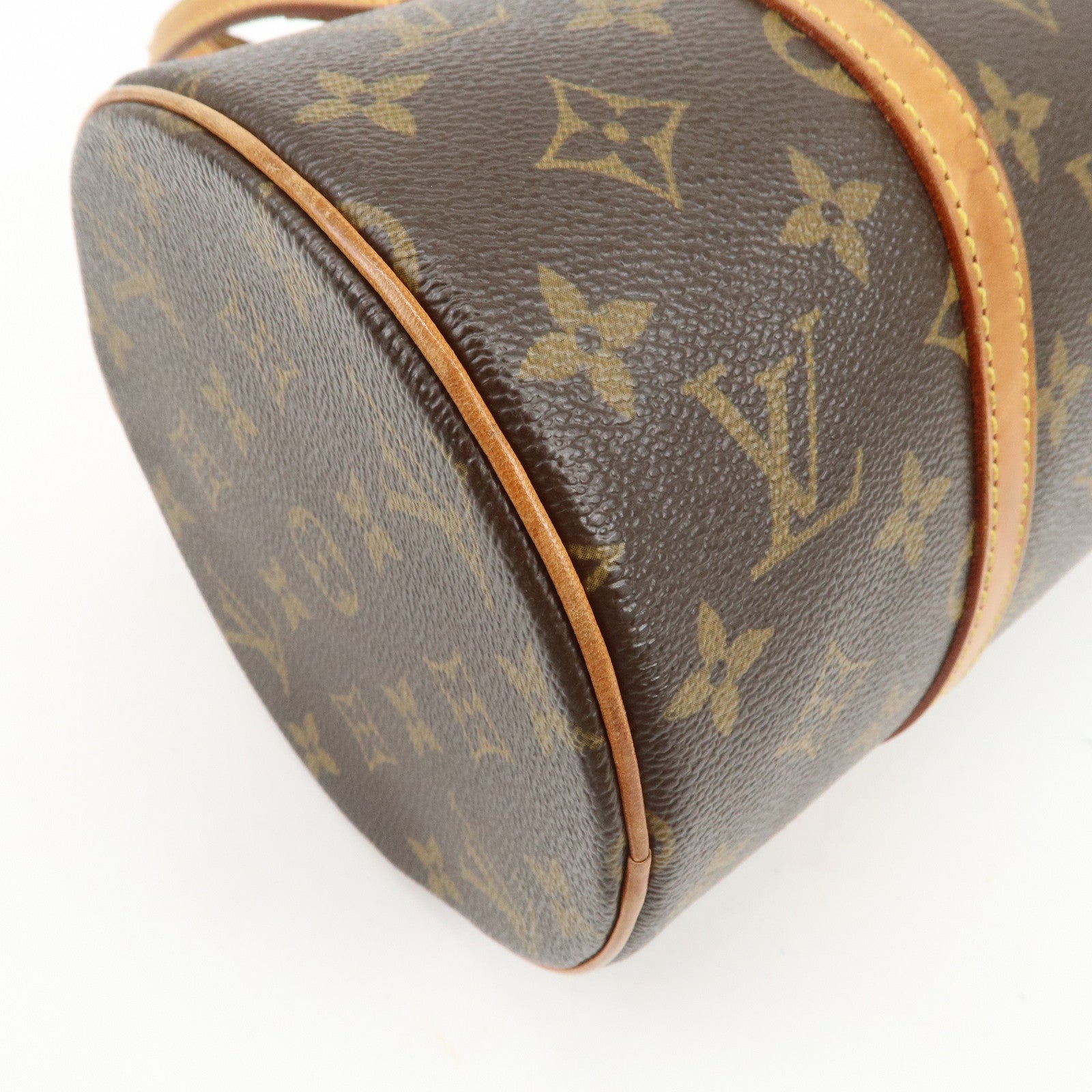Louis Vuitton Monogram Papillon 30 Hand Bag Brown M51385