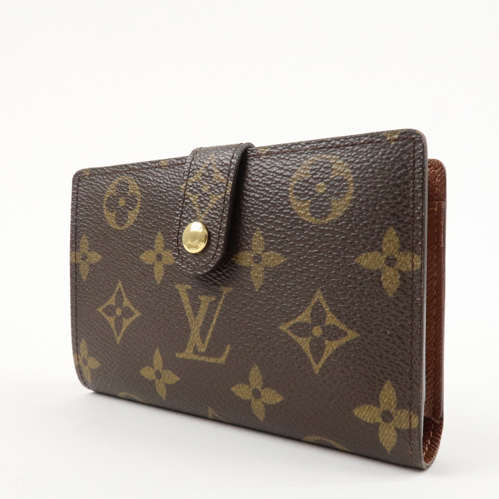 Louis Vuitton Monogram Porte Monnaie Billets Viennois Wallet M61663 Used