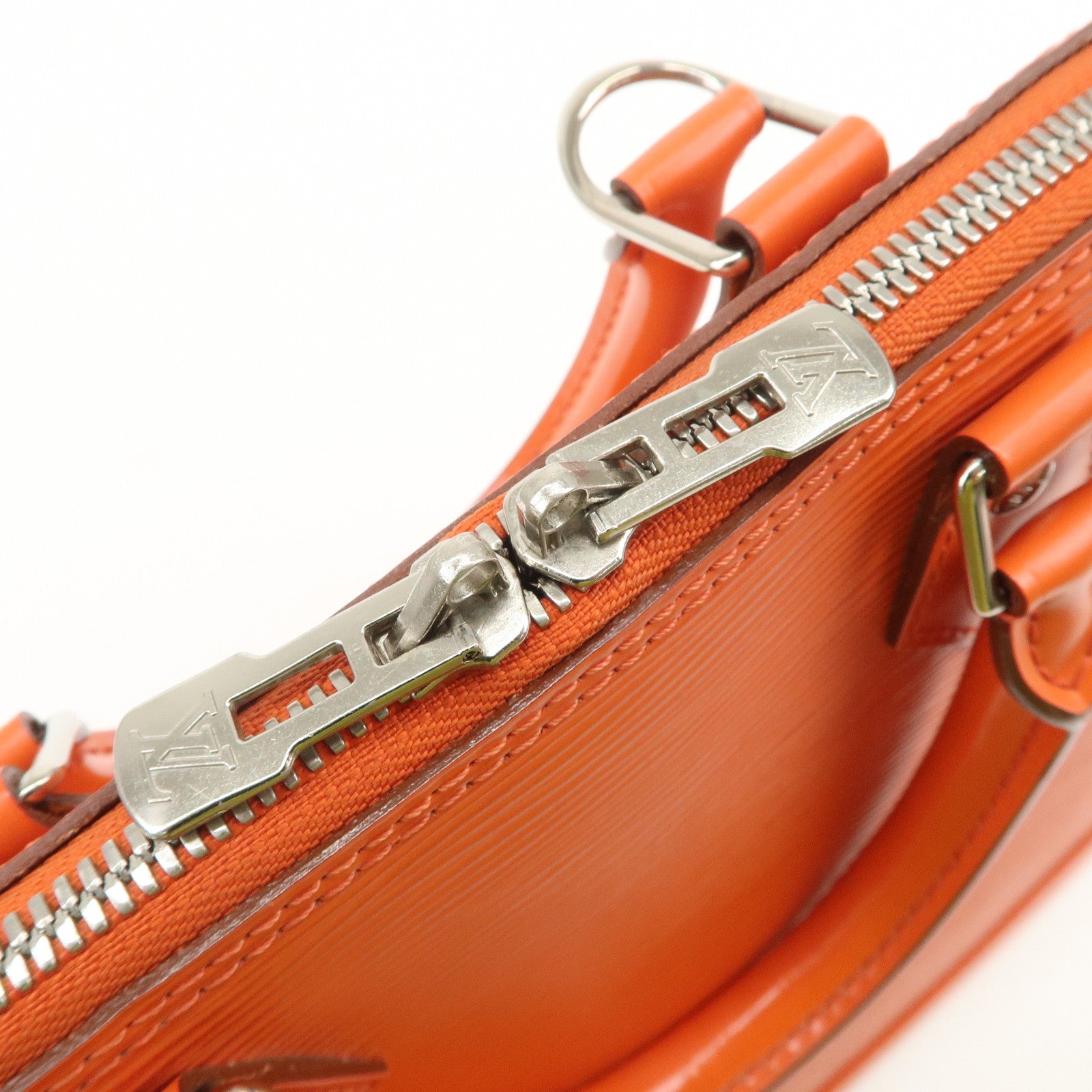 Louis Vuitton Epi Alma PM Hand Bag Pimont Orange M40623