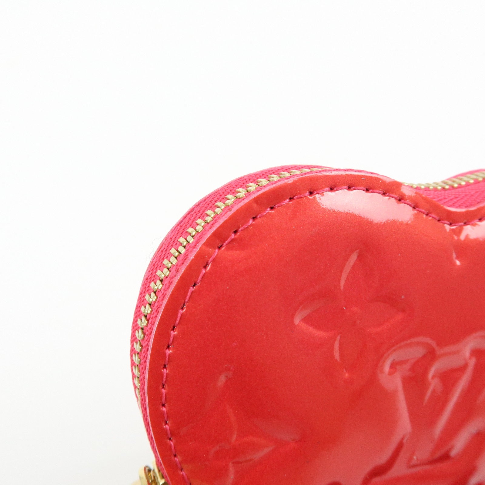 Louis Vuitton Monogram Vernis Porte Monnaie Coeur Coin Case M93657