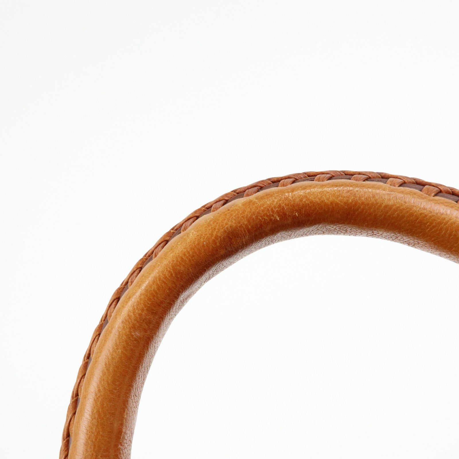 Christian Dior Leather Hand Bag Boston Bag Doctor's Bag Brown