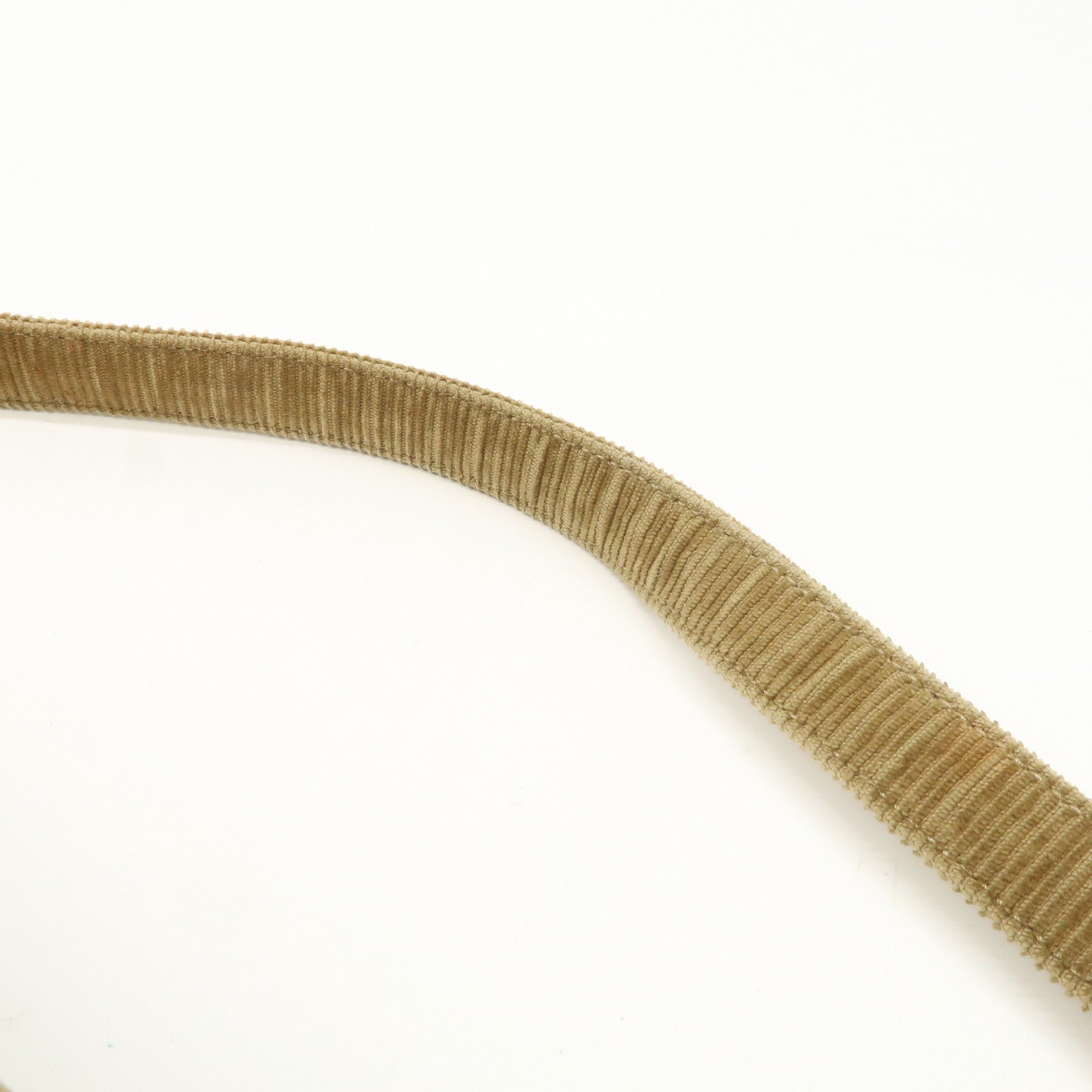 FENDI Mamma Baguette Corduroy Shoulder Bag Light Brown 26323 Used