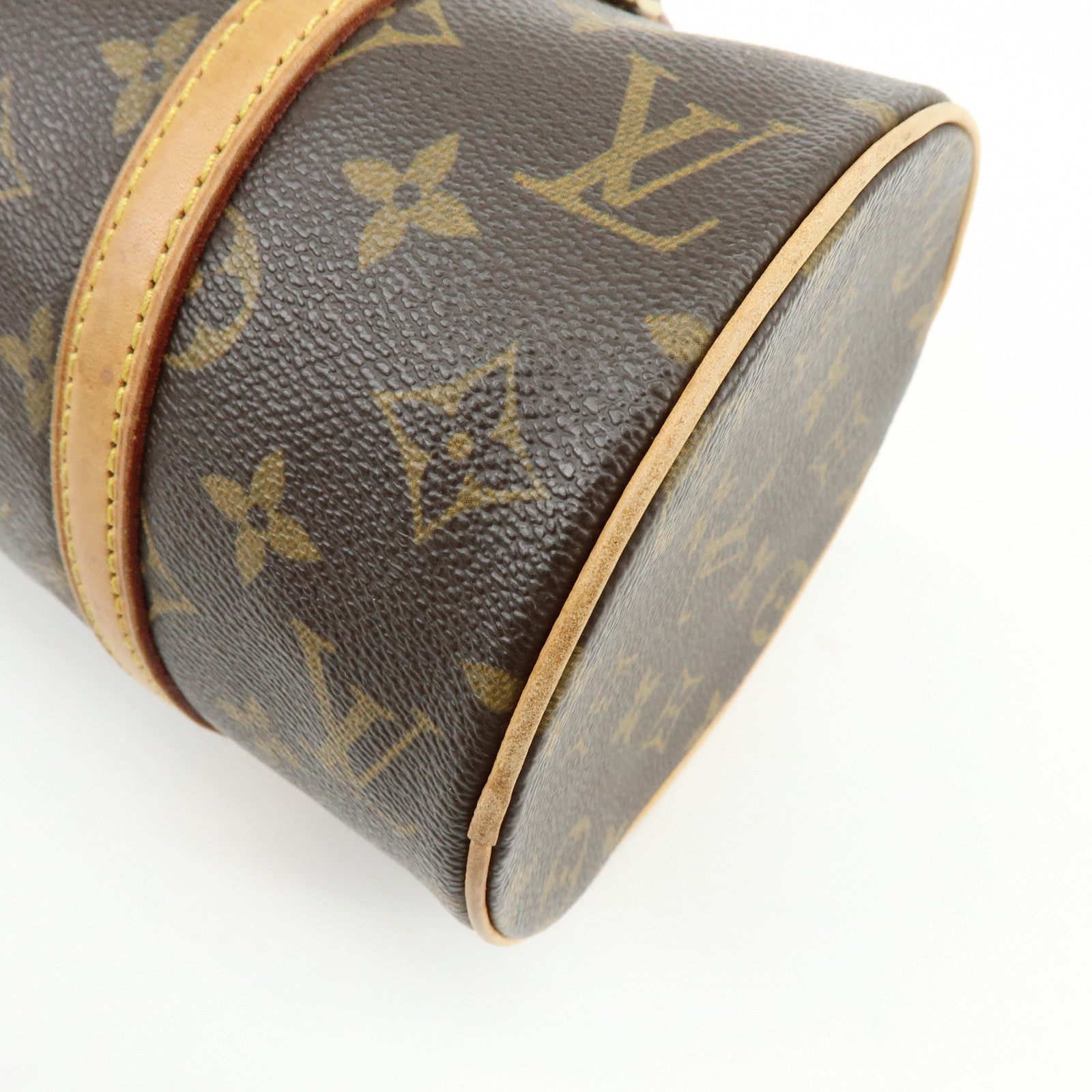 Louis Vuitton Monogram Papillon 26 Hand Bag Brown M51386