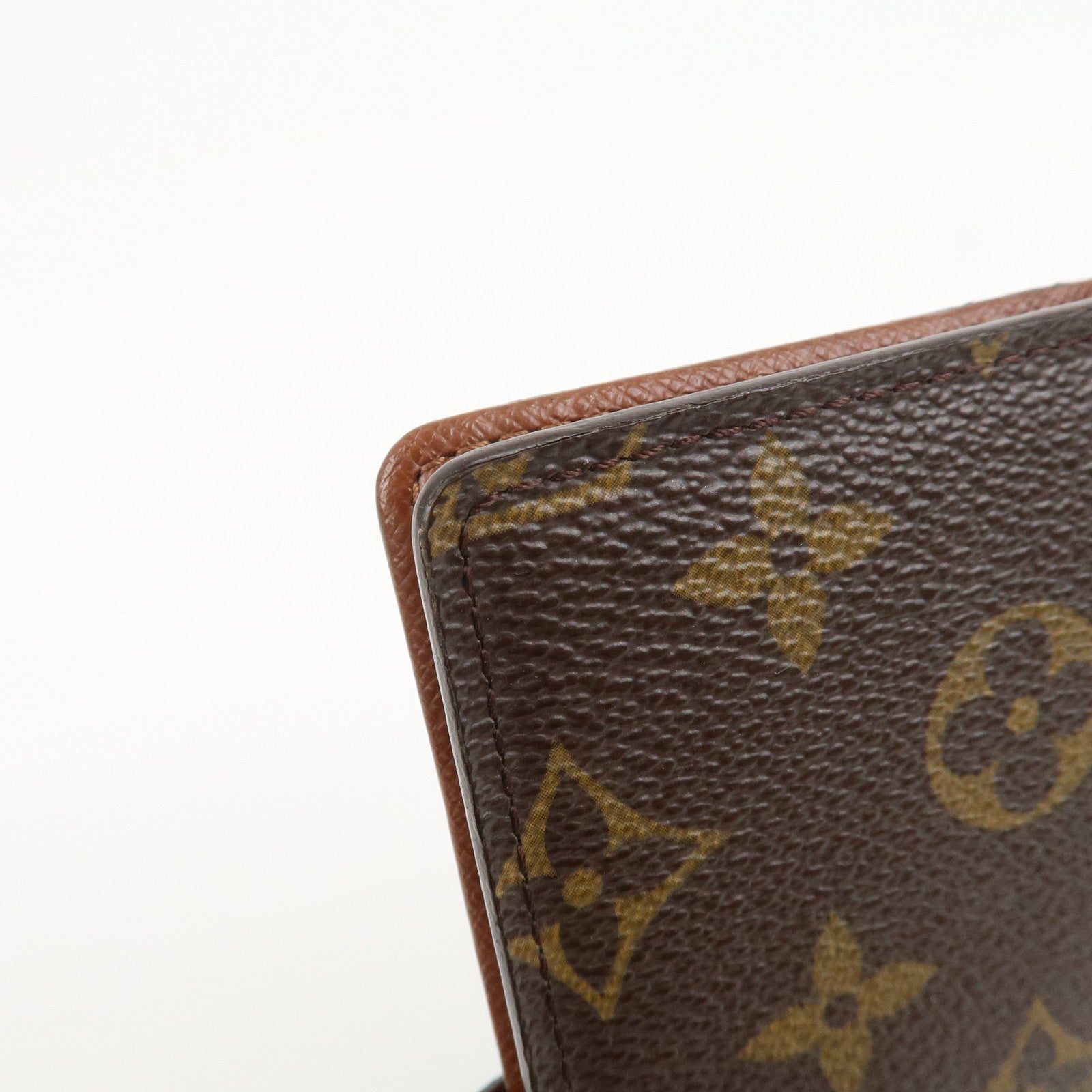 Louis Vuitton Monogram Canvas Agenda PM Planner Cover Brown R20005
