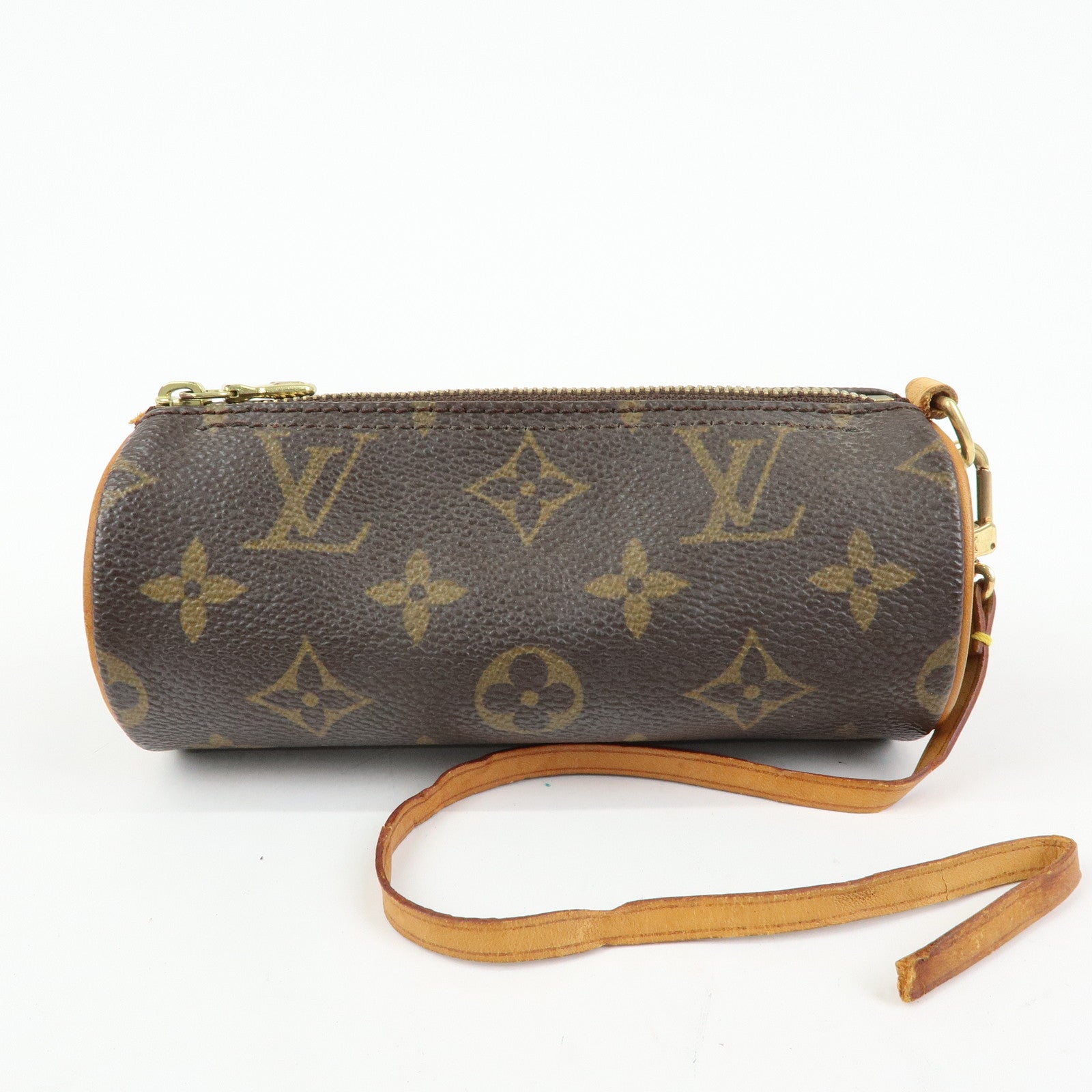 Louis Vuitton Monogram Set of 2 Pouch for Papillon Bag Brown Used