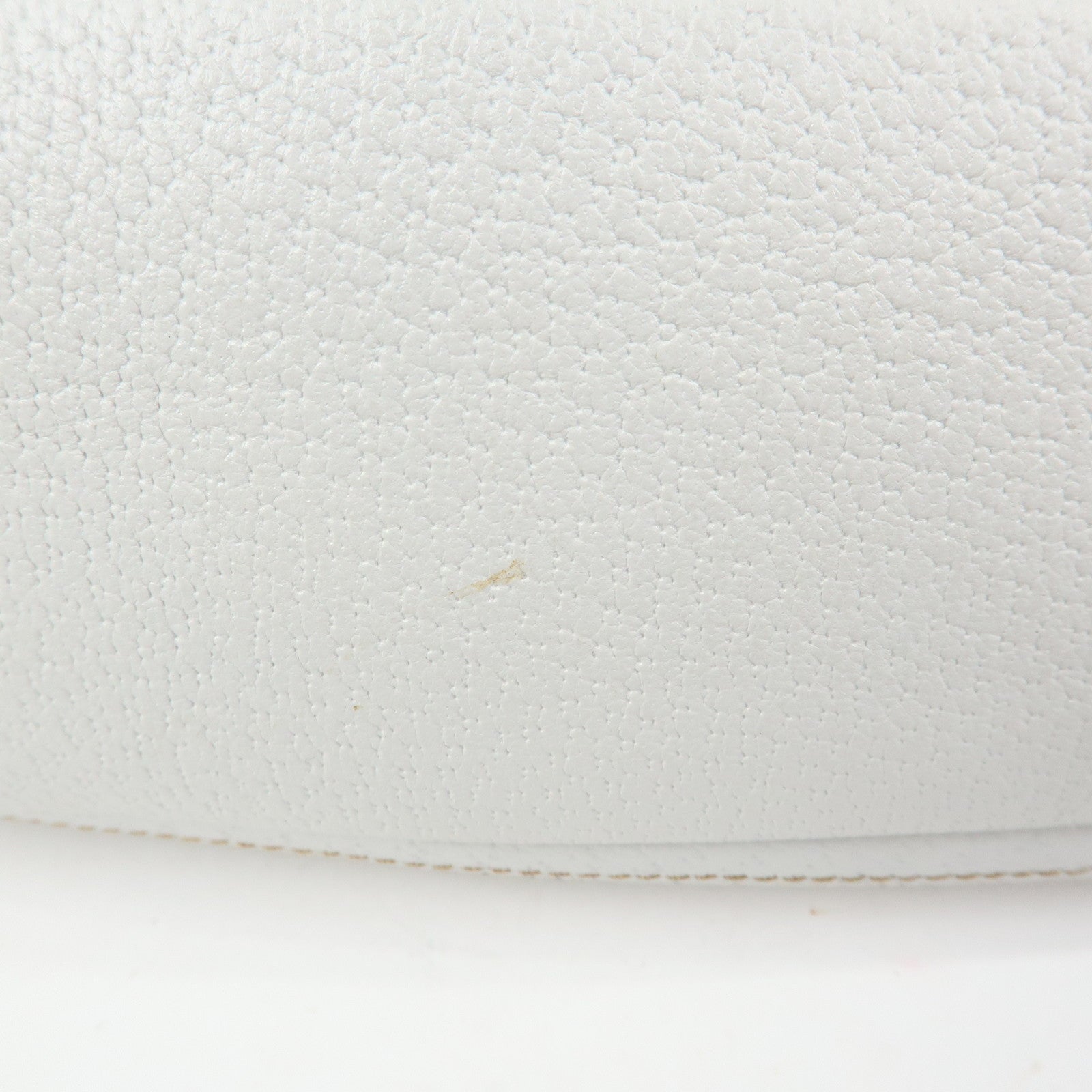 GUCCI Abbey Leather Shoulder Bag Hand Bag White 130939