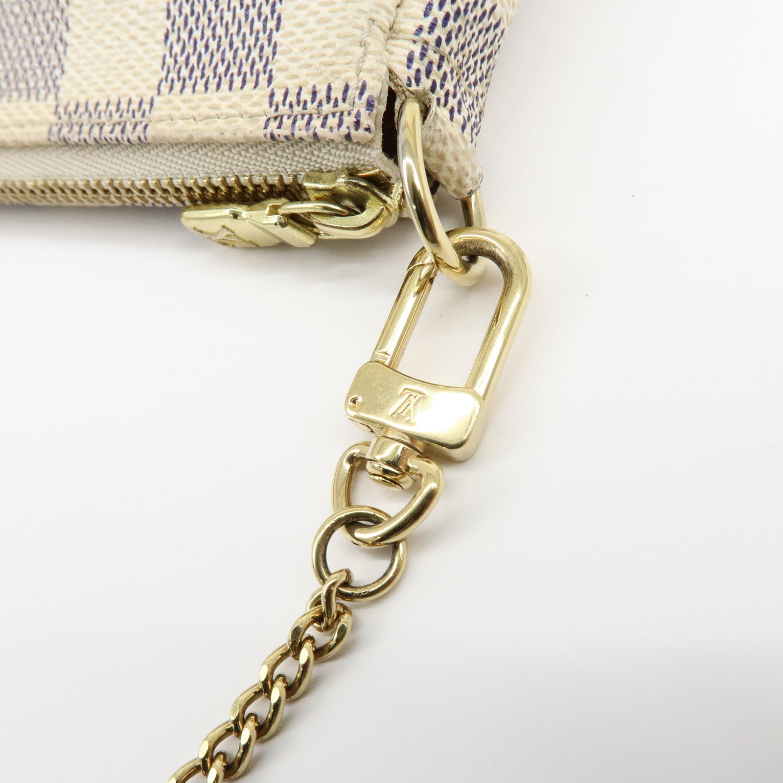 Louis Vuitton Damier Azur Mini Pochette Accesoire Pouch N58010