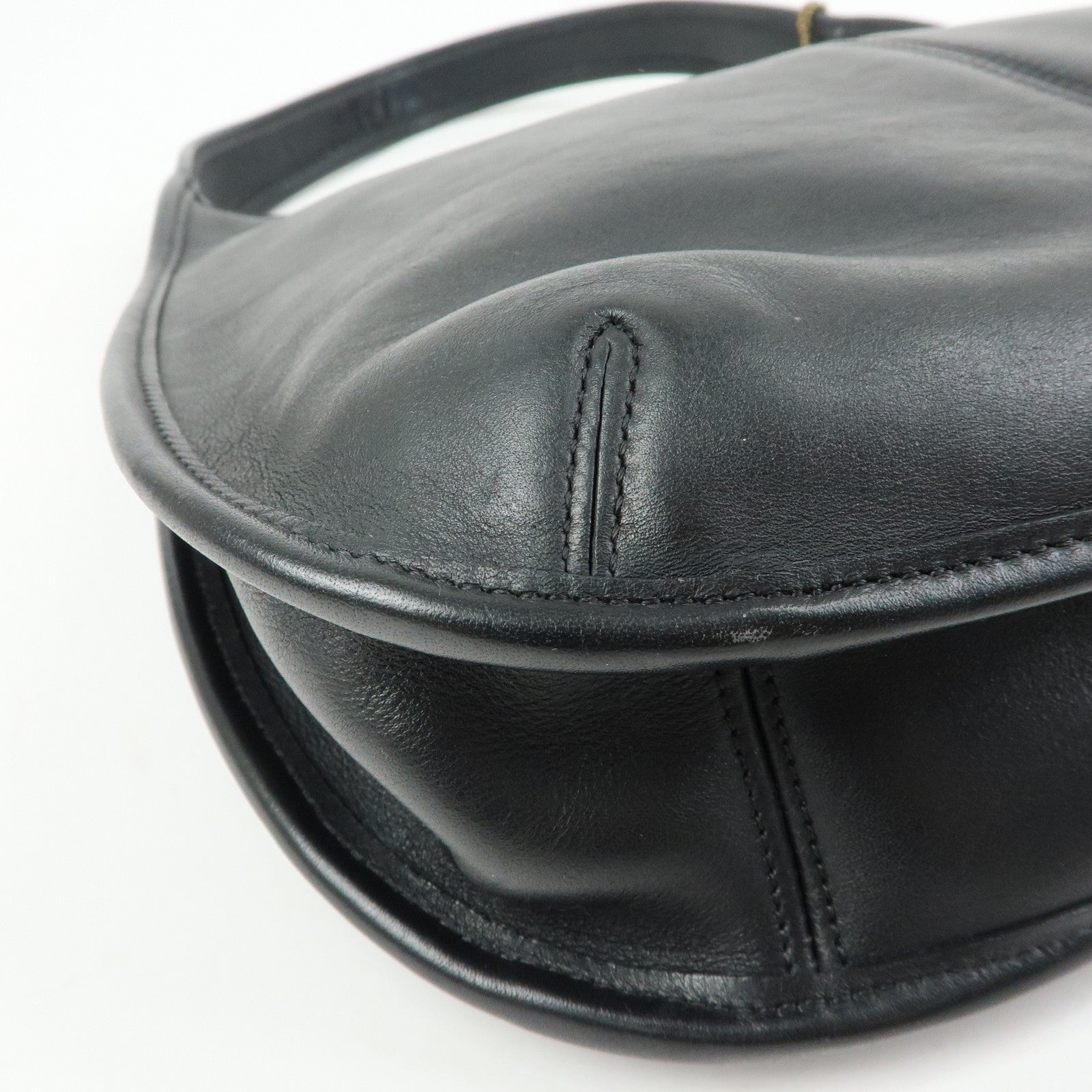 COACH Ergo Leather Shoulder Bag Hand Bag Black