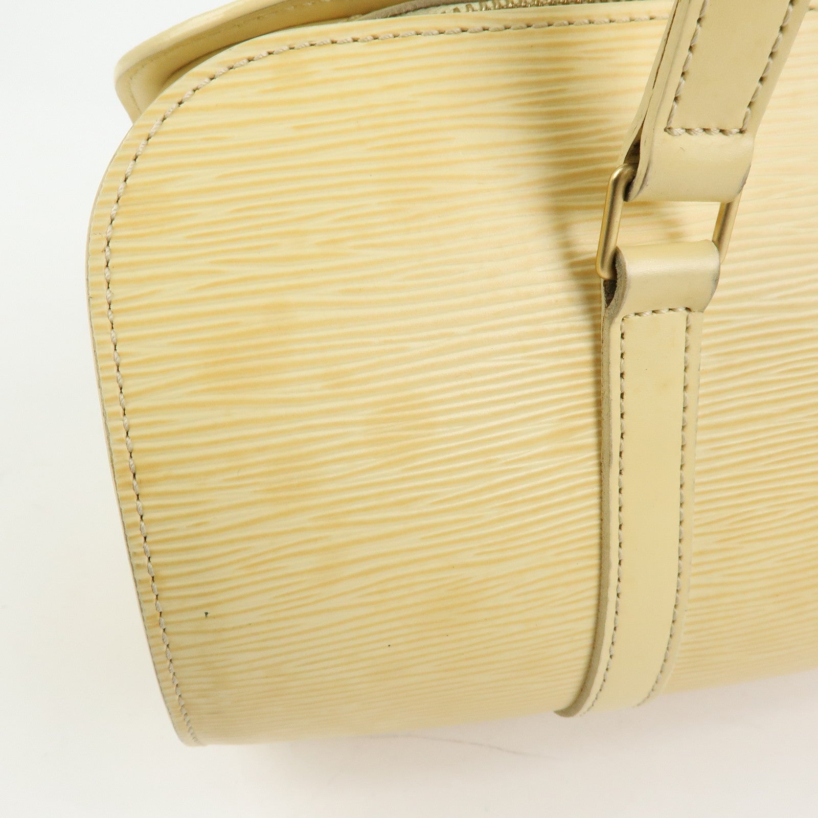 Louis Vuitton Epi Leather Soufflot Hand Bag Vanilla M5222A