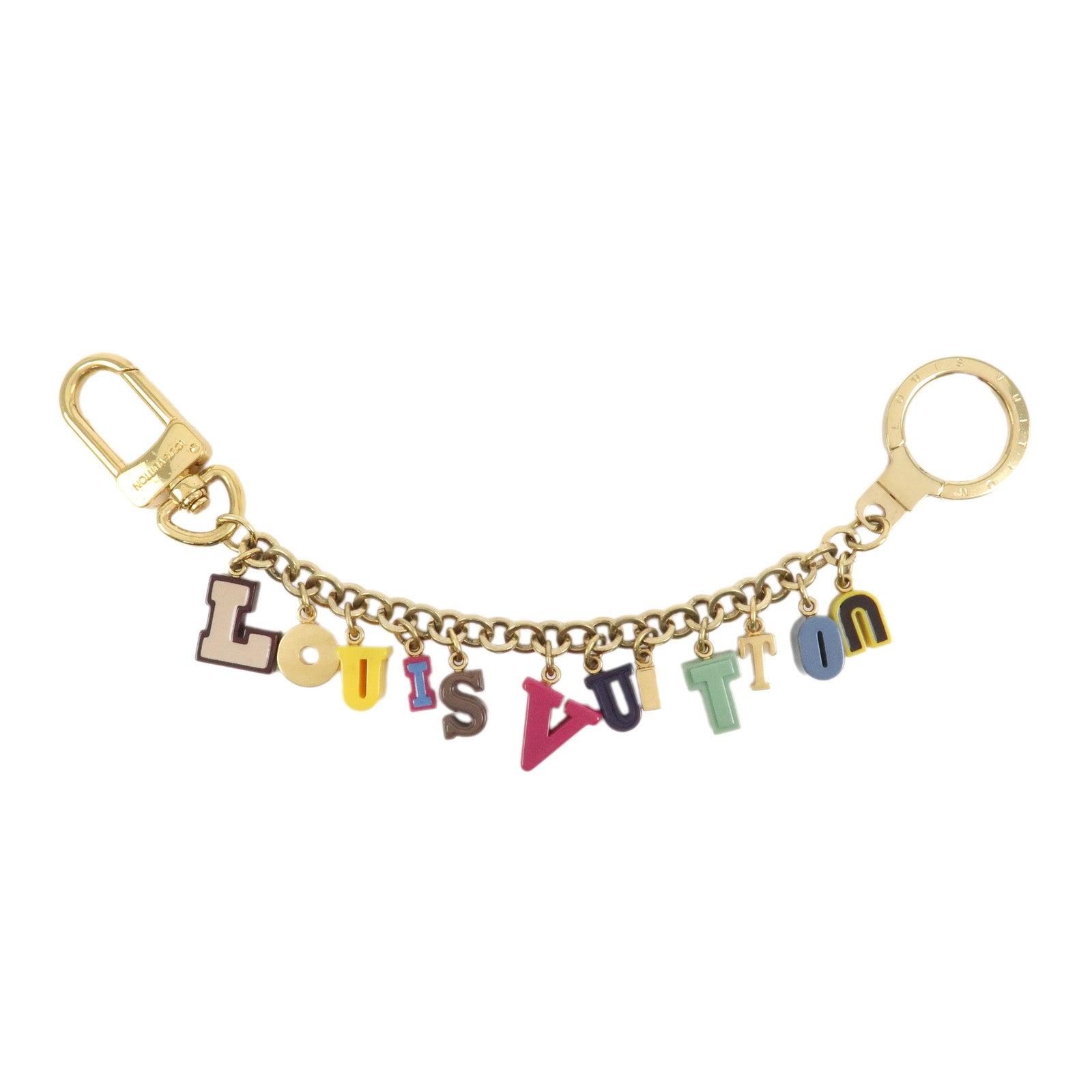 Louis Vuitton Porte Cles Chaine Playtime Metal Key Chain M66202