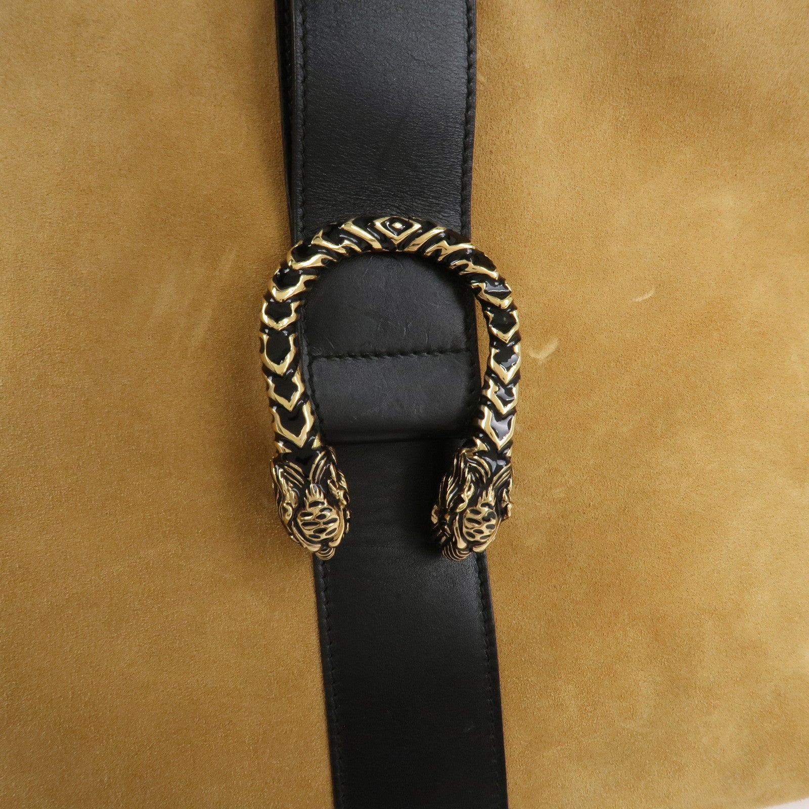 GUCCI Dionysus Suede Leather Shoulder Bag Light Brown 001.4067