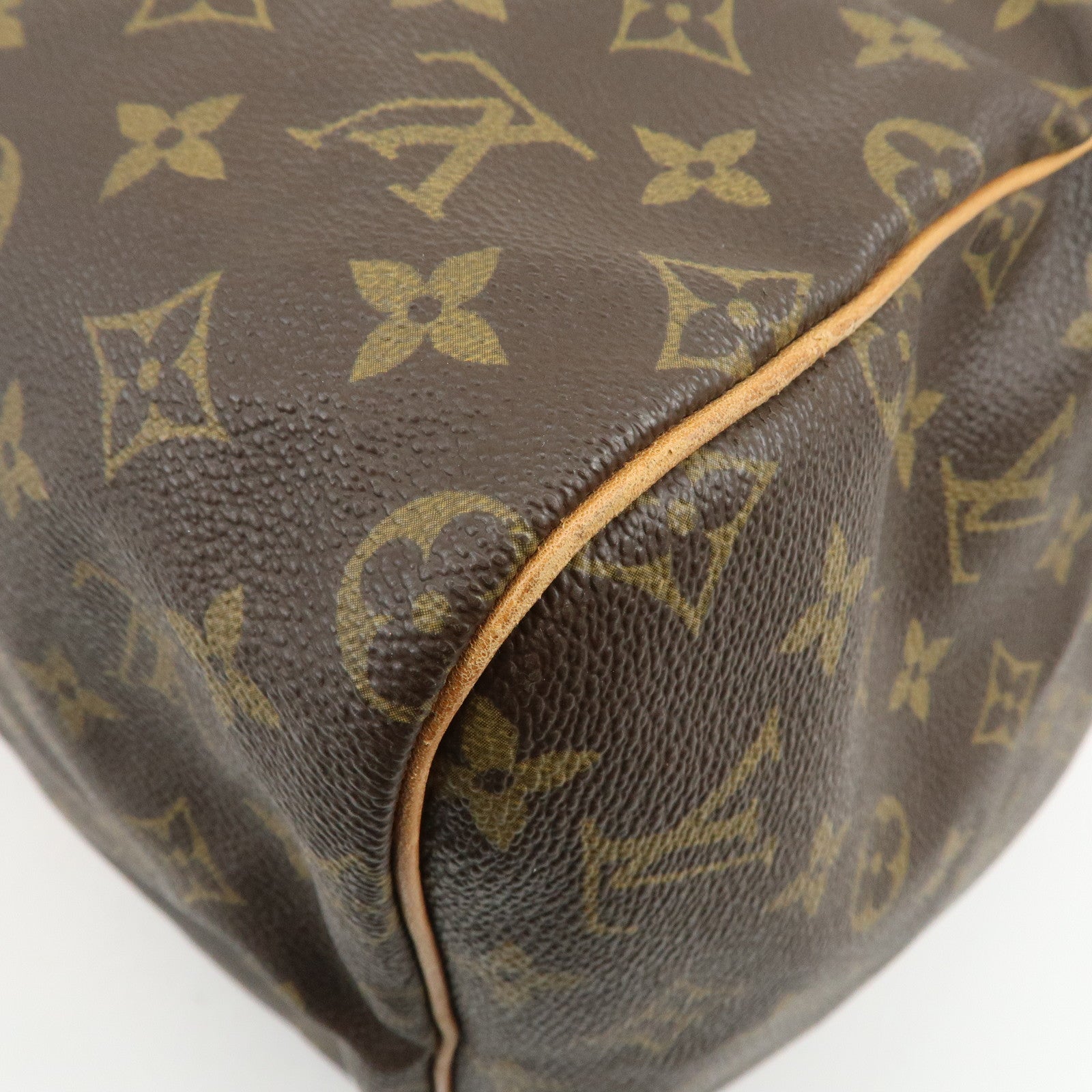 Louis Vuitton Monogram Sac Souple 55 Boston Bag Brown M41622