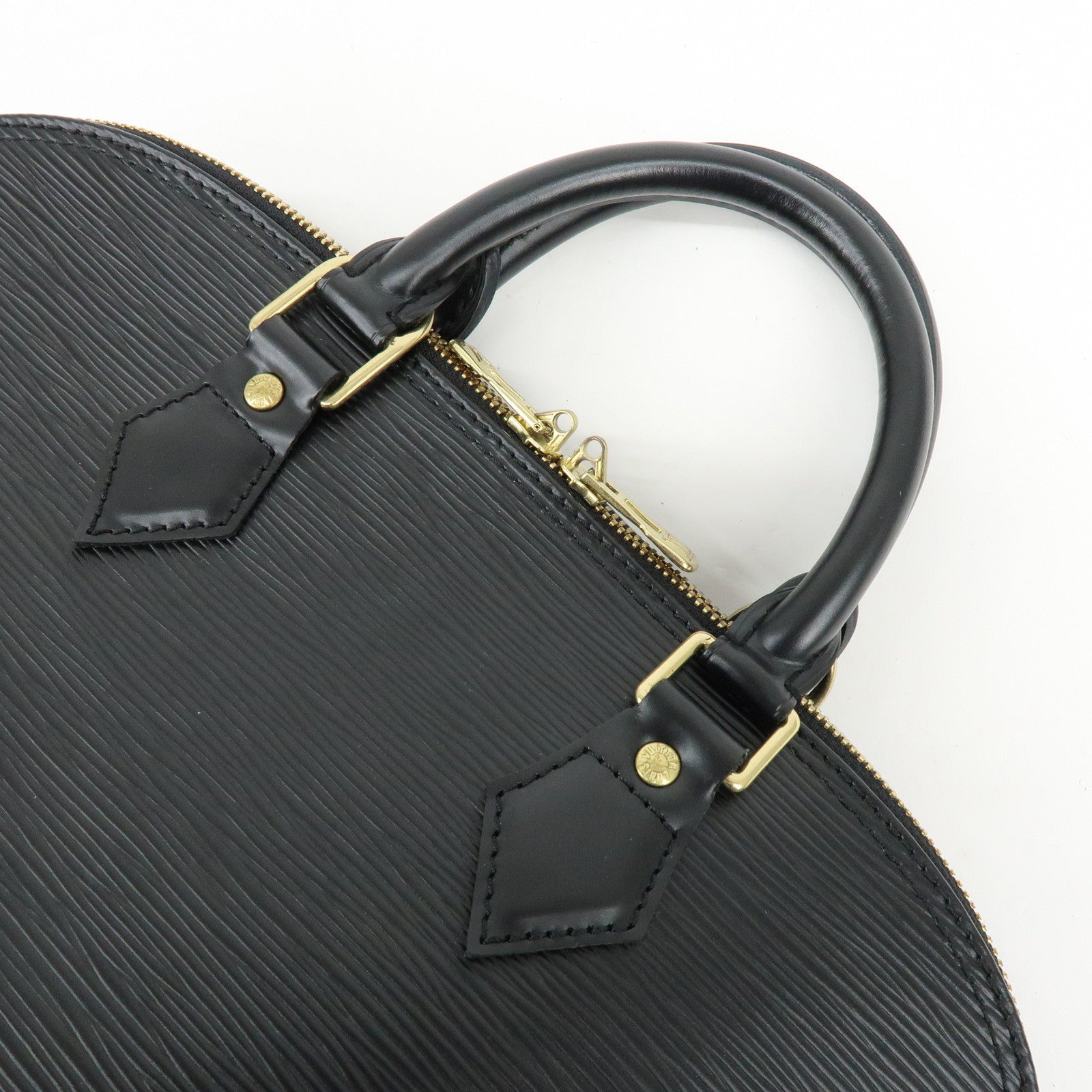Louis Vuitton Epi Alma Hand Bag Noir Black M52142