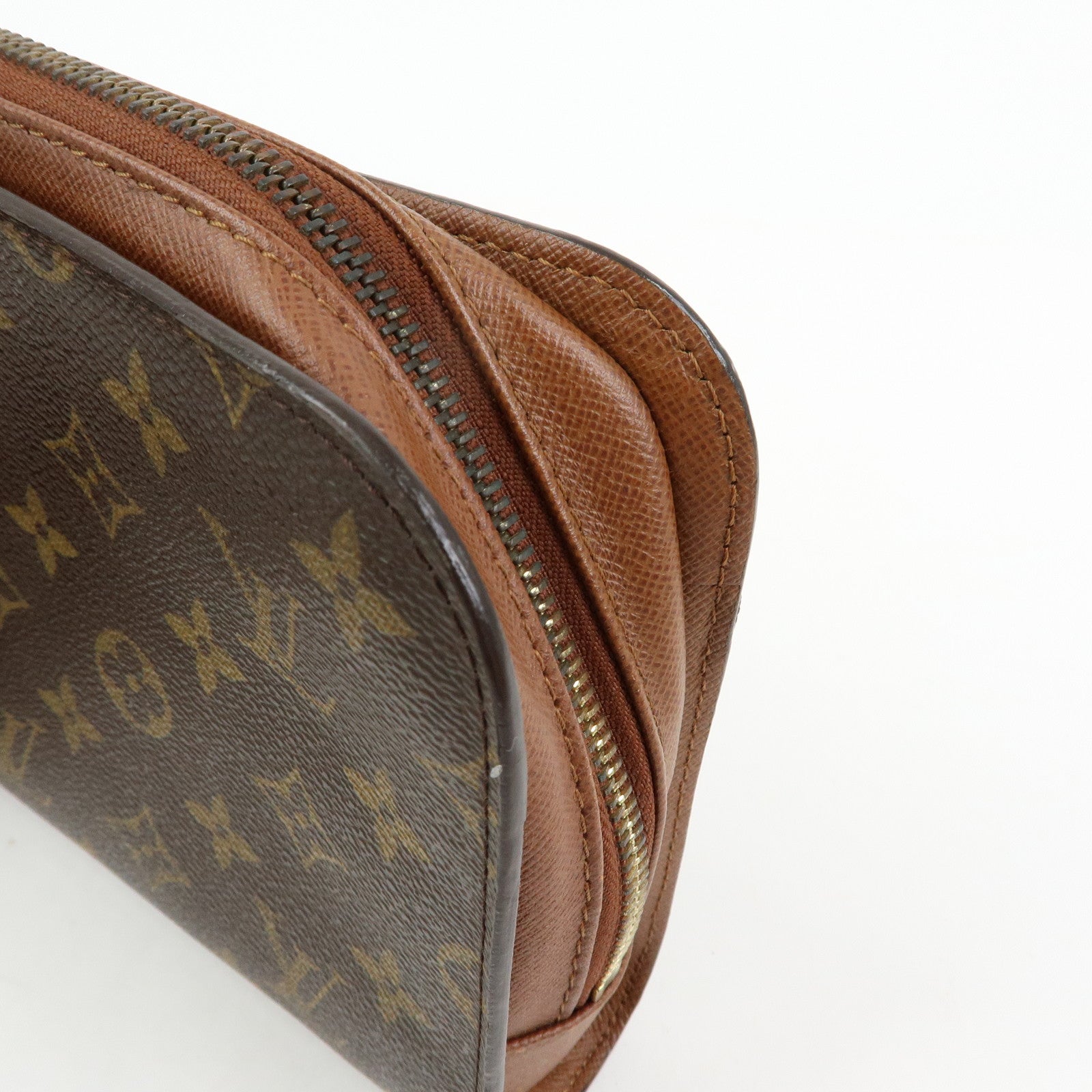Louis Vuitton Monogram Orsay Clutch Bag Pouch Brown M51790