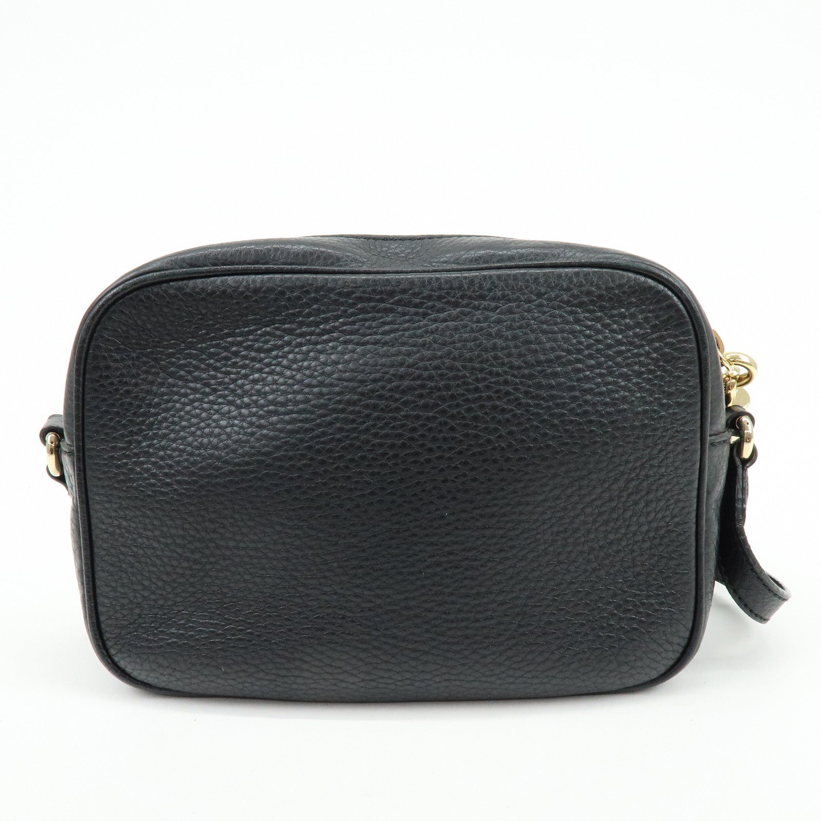GUCCI SOHO Leather Small Disco Bag Shoulder Bag Black 308364