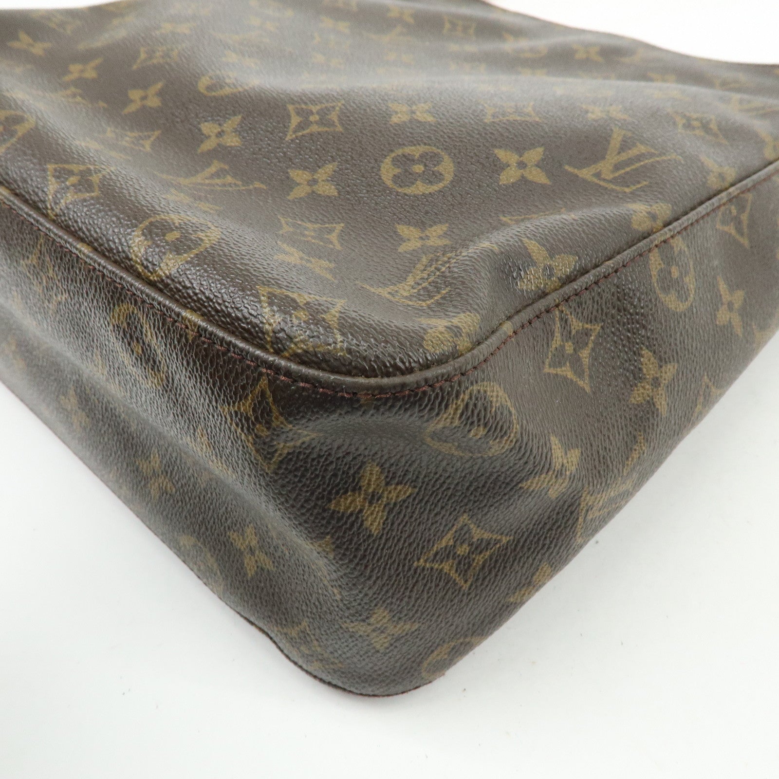 Louis Vuitton Monogram Looping GM Shoulder Bag Brown M51145