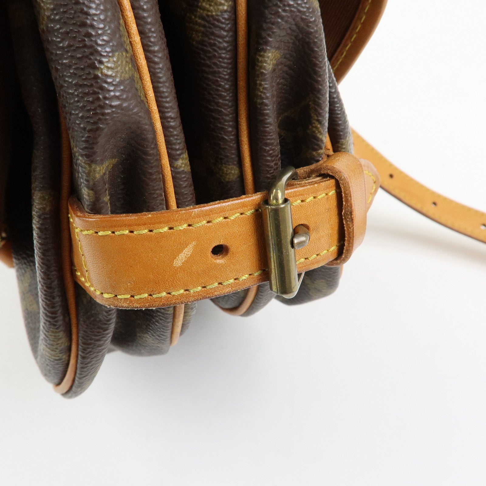 Louis Vuitton Monogram Saumur 30 Canvas Shoulder Bag Brown M42256