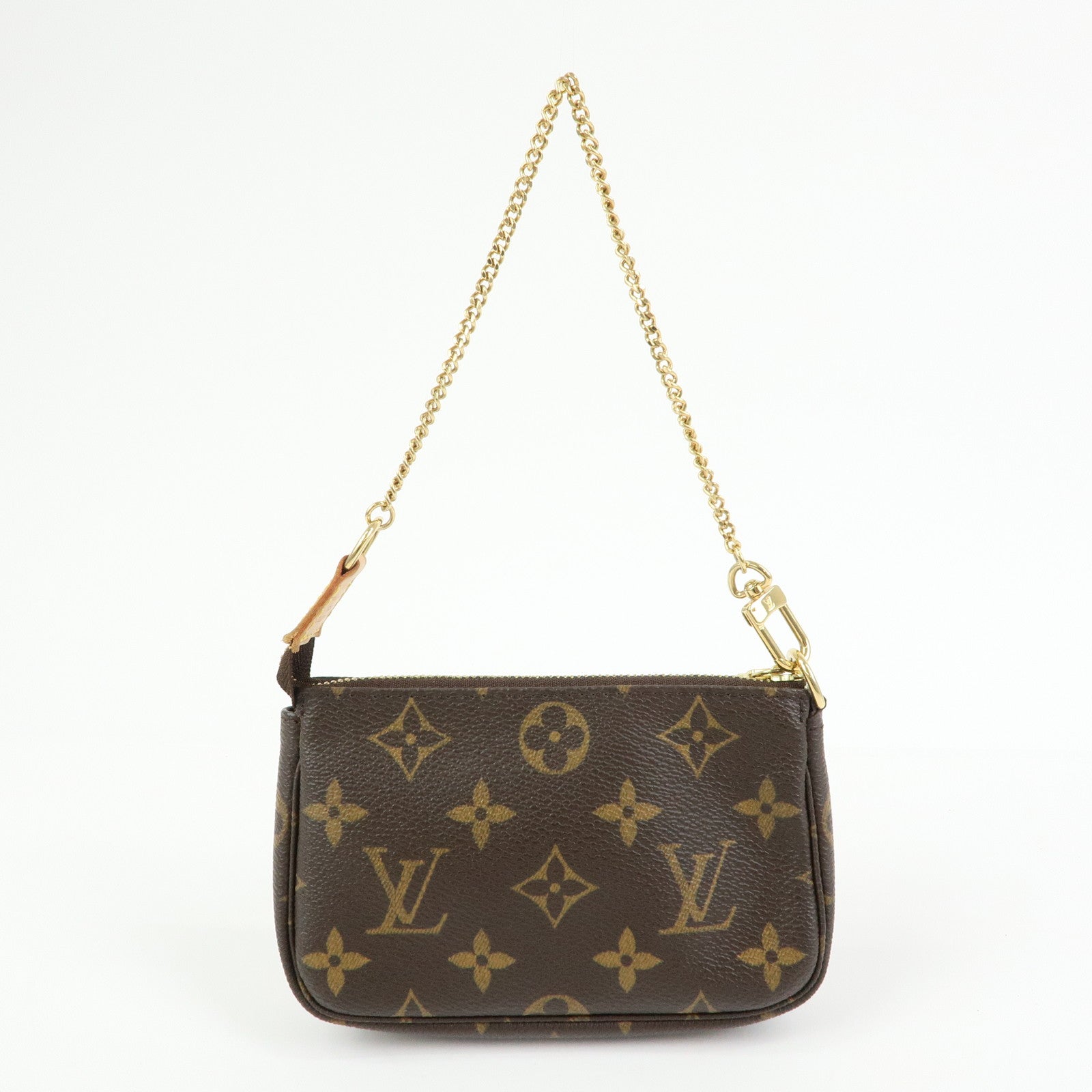 Louis Vuitton Monogram Mini Pochette Accessoires Hand Bag M58009