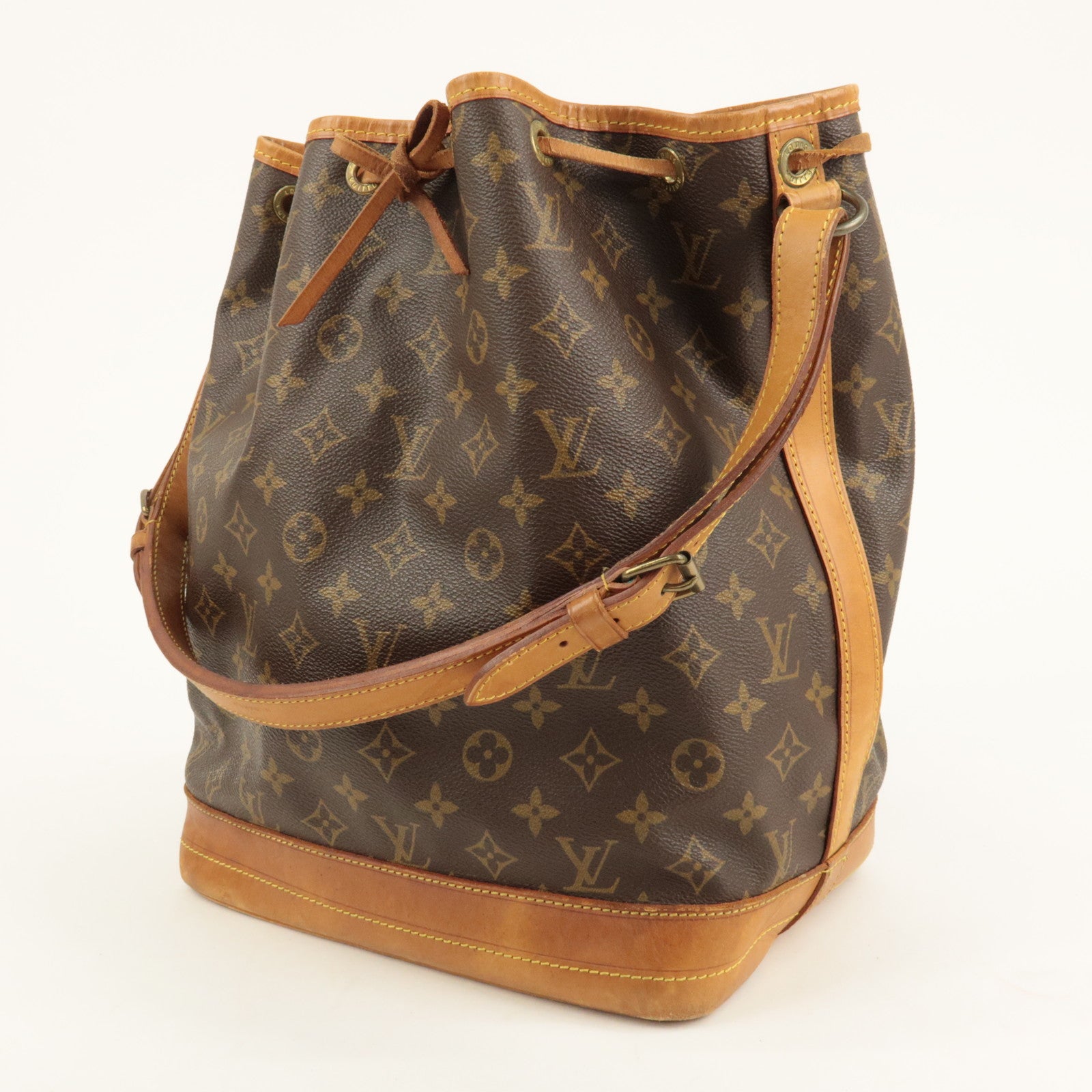 Louis Vuitton Monogram Noe Shoulder Bag Hand Bag Brown M42224