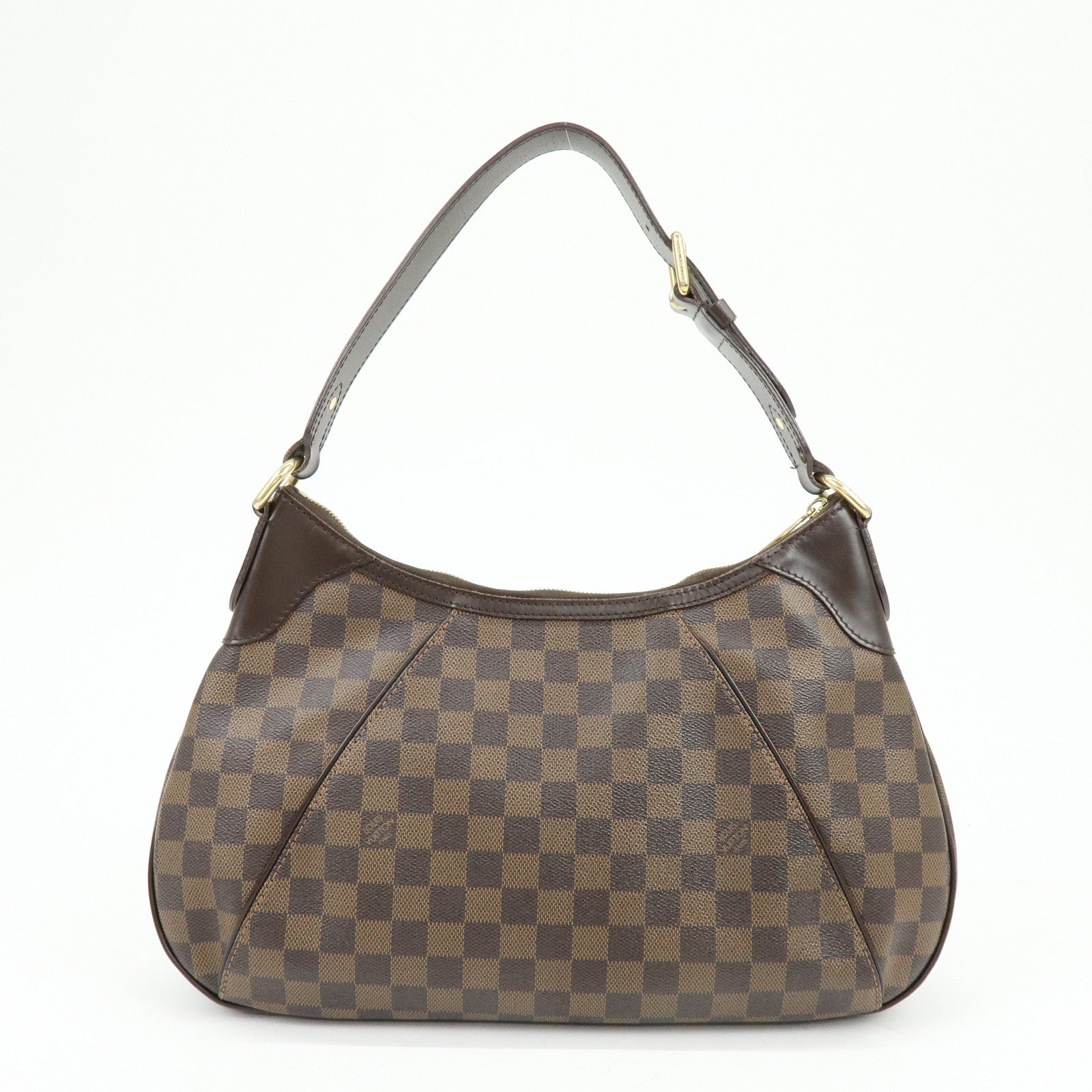 Louis Vuitton Damier Thames GM Shoulder Bag Brown N48181