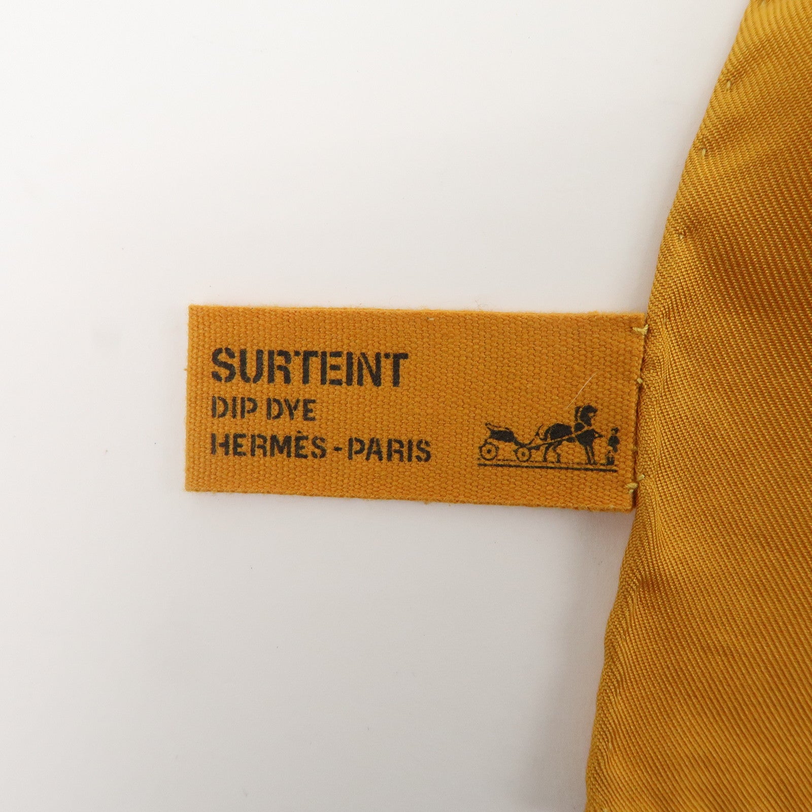 HERMES Carre 90 Silk 100% Aloha Hawaiian Print Scarf Orange