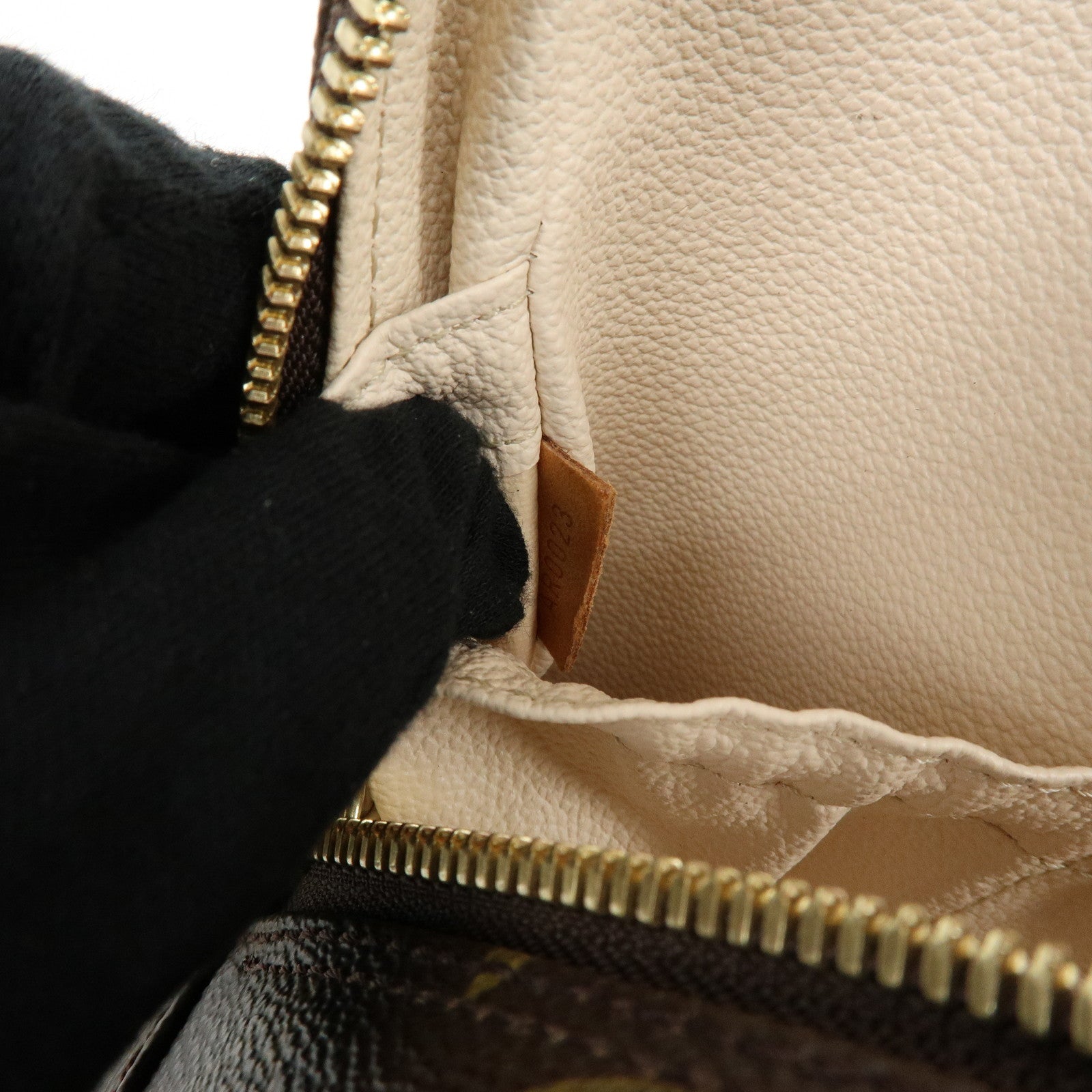 Louis Vuitton Monogram Spontini Hand Bag Brown M47500
