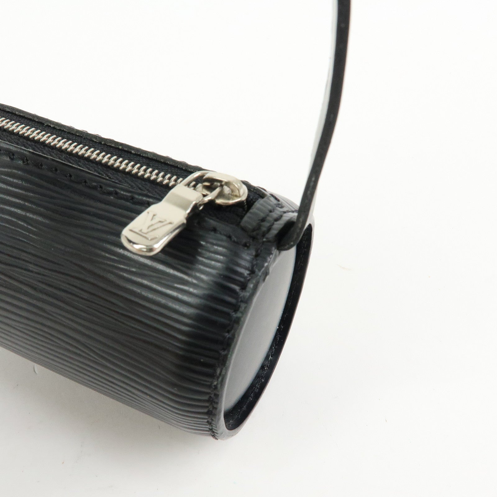 Louis Vuitton Epi Mini Pouch For Soufflot Hand Bag Noir
