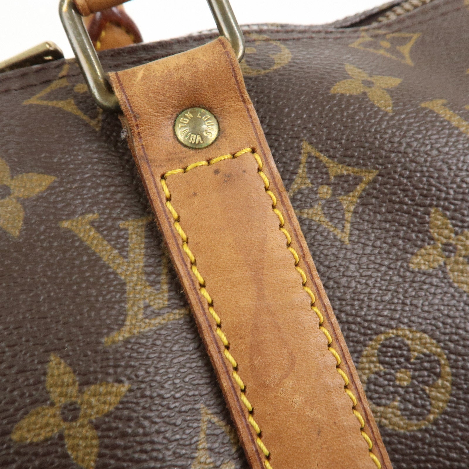 Louis Vuitton Monogram Keep All Bandouliere 45 Boston Bag M41418
