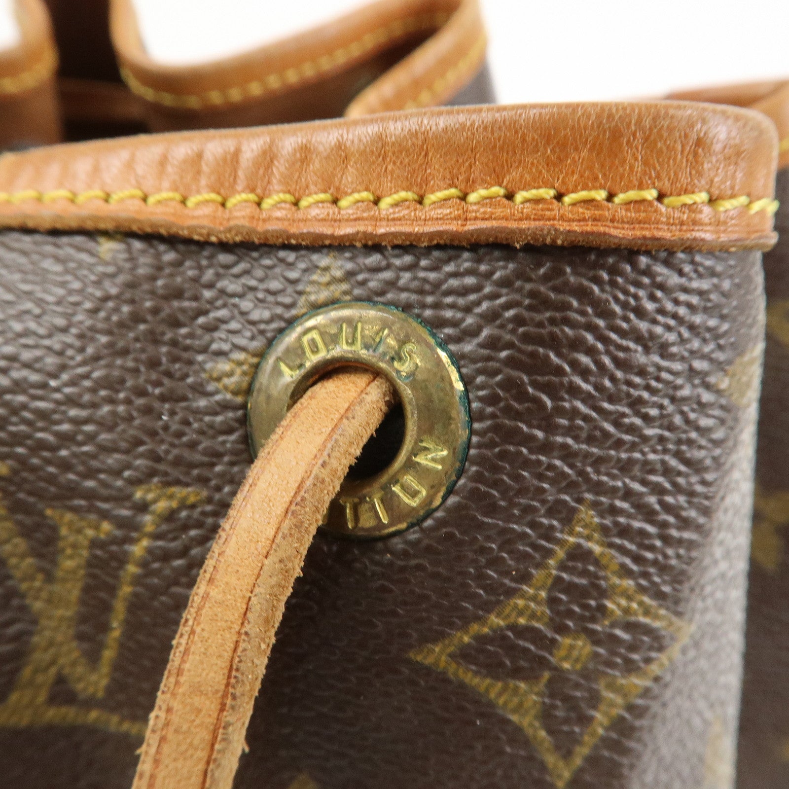 Louis Vuitton Monogram Petit Noe Shoulder Bag Brown M42226