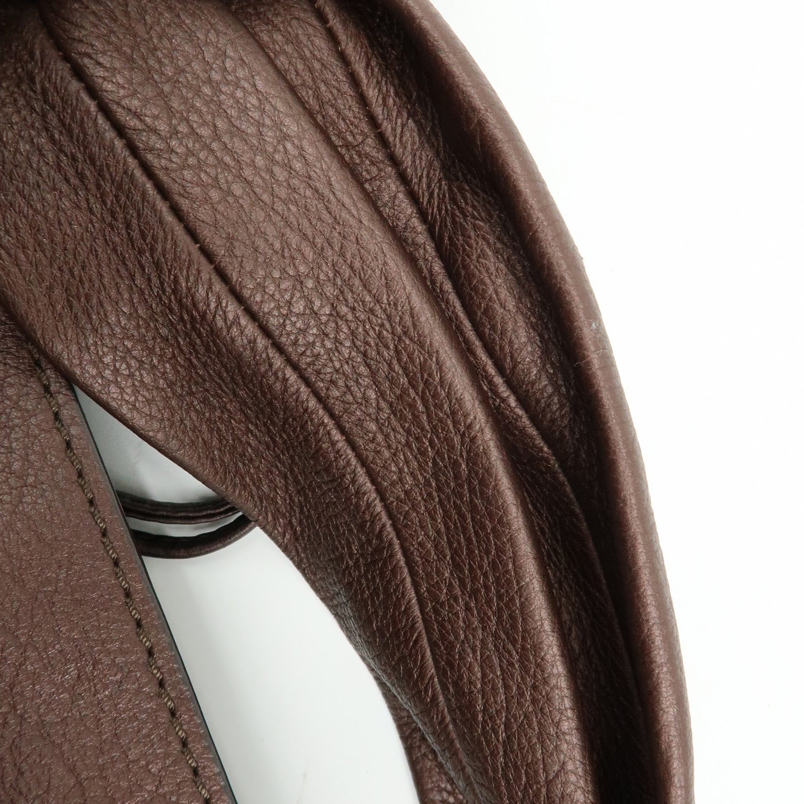 CELINE Leather Bittersweet Shoulder Bag Hand Bag Bronze