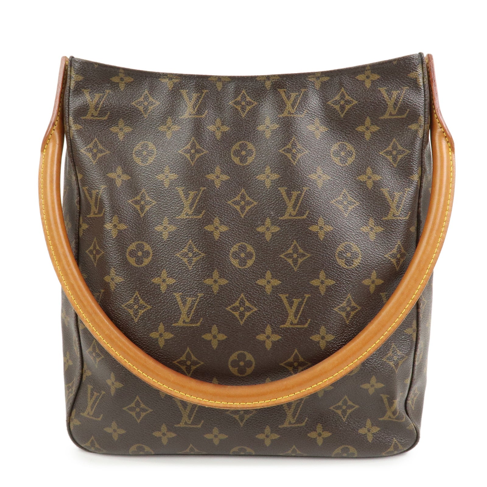 Louis Vuitton Monogram Looping GM Shoulder Bag Brown M51145