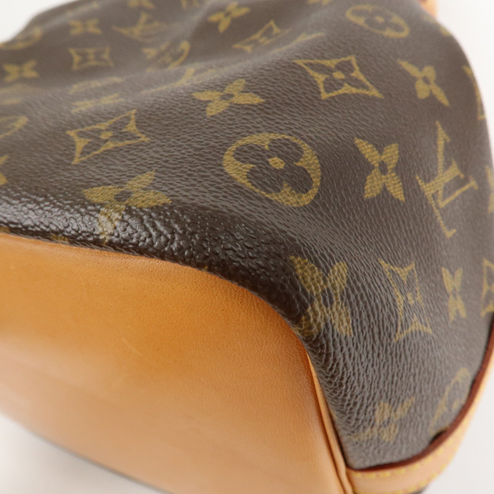 Louis Vuitton Monogram Petit Noe Shoulder Bag Brown M42226