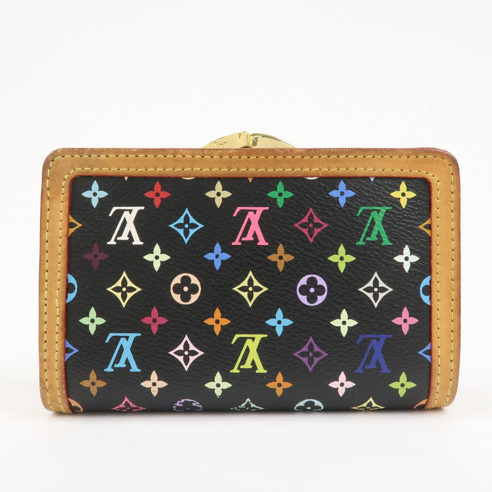 Louis Vuitton Monogram Multicolor Portefeuille Viennois Noir M92988