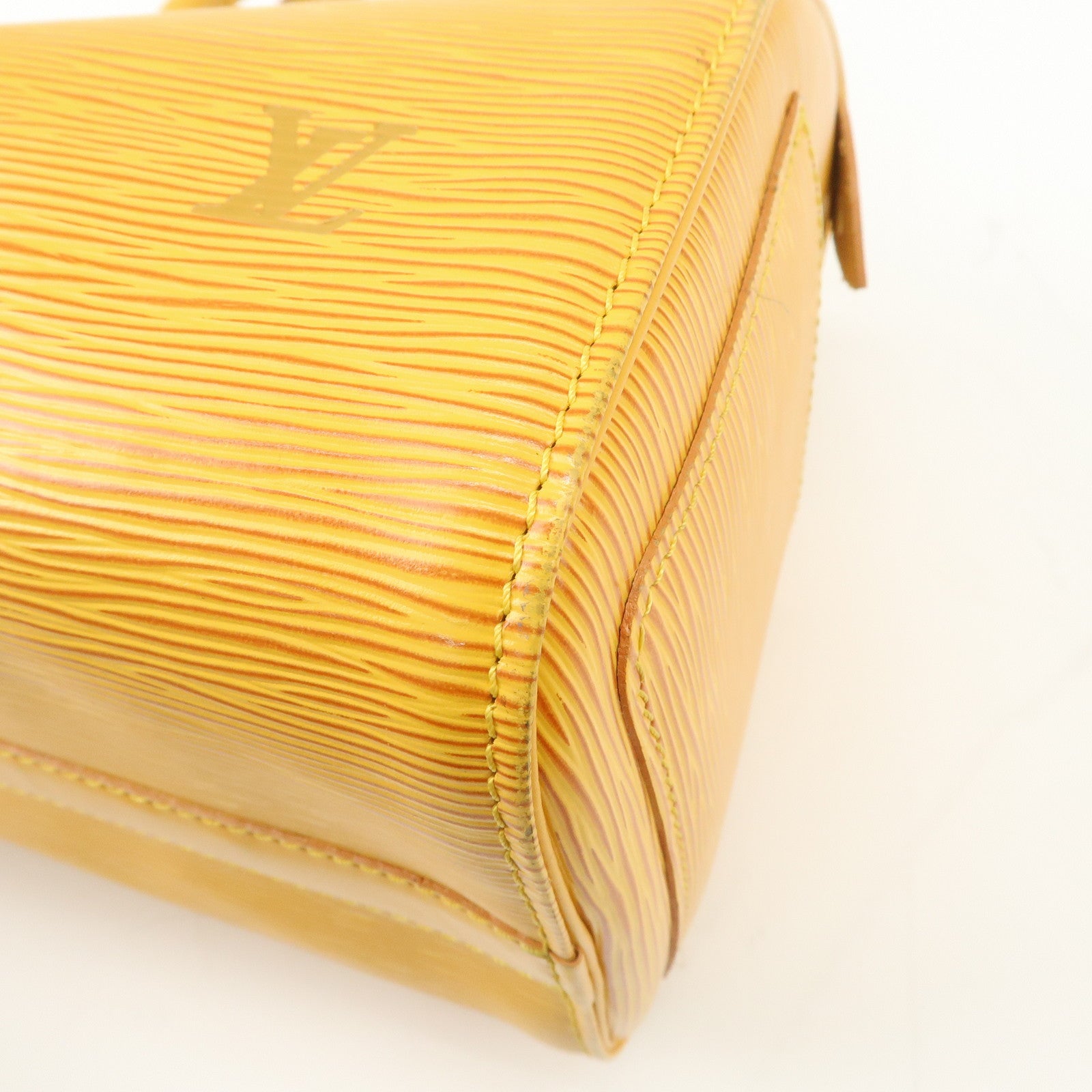 Louis Vuitton Epi Speedy 25 Boston Bag Hand Bag Yellow M43019